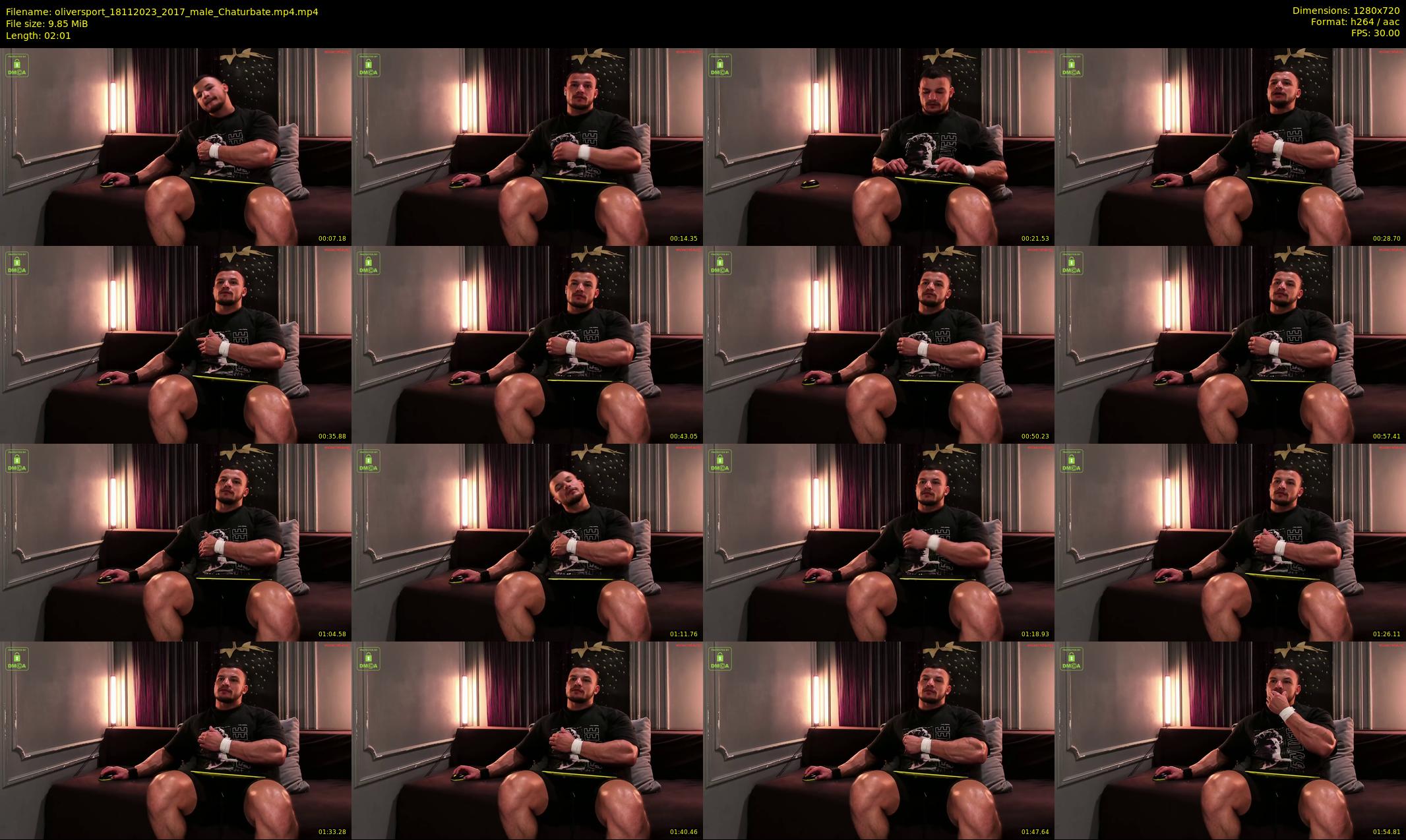 oliversport — 3 minute Chaturbate male cam show recording, 720p, Nov 18, 2023
