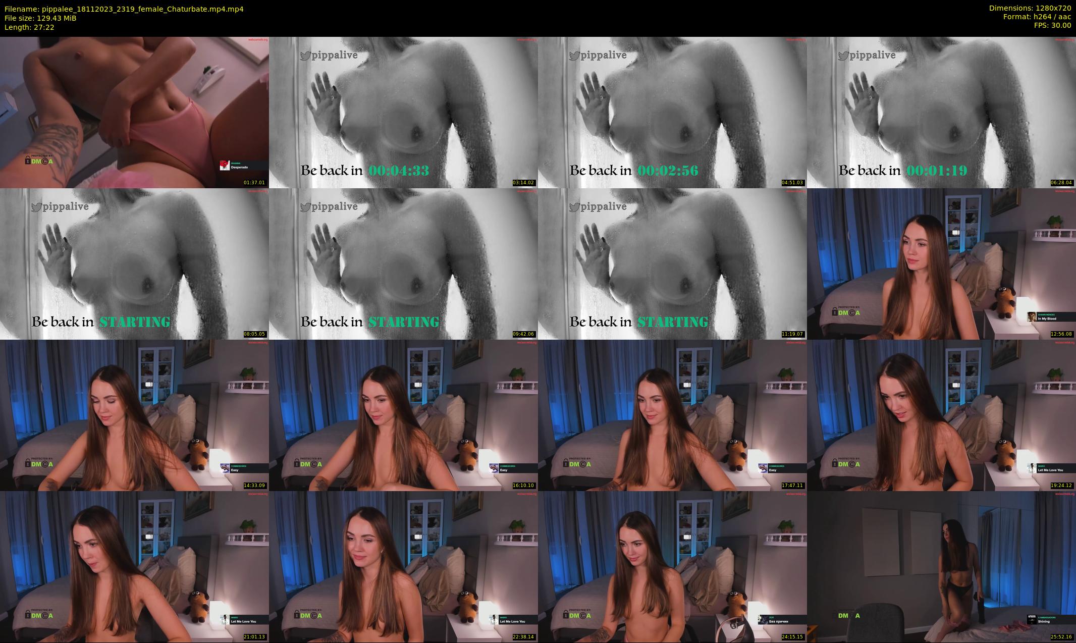 pippalee — 28 minute Chaturbate female cam show recording, 720p, Nov 18, 2023