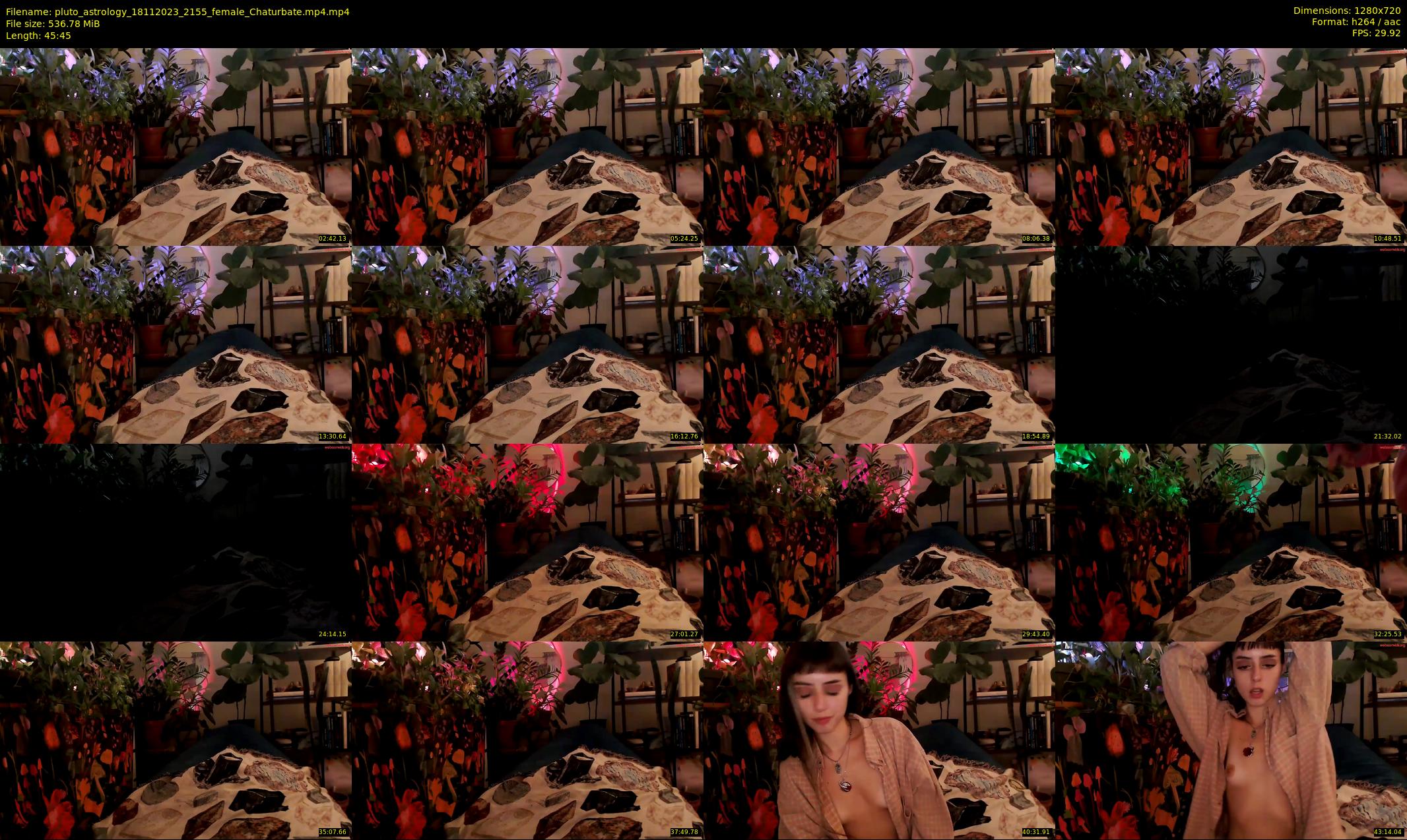 pluto_astrology — 46 minute Chaturbate female cam show recording, 720p, Nov 18, 2023