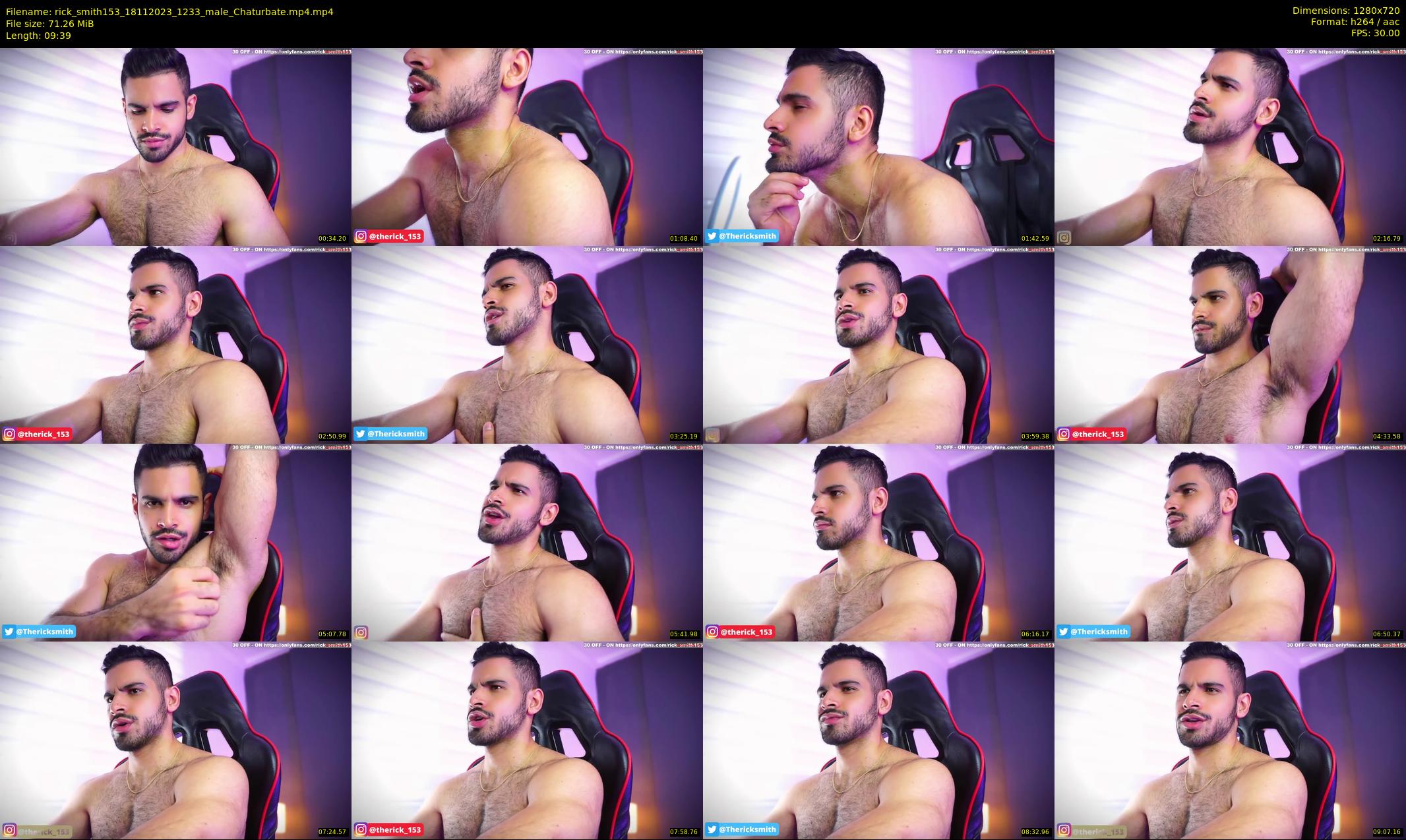 rick_smith153 — 10 minute Chaturbate male cam show recording, 720p, Nov 18, 2023