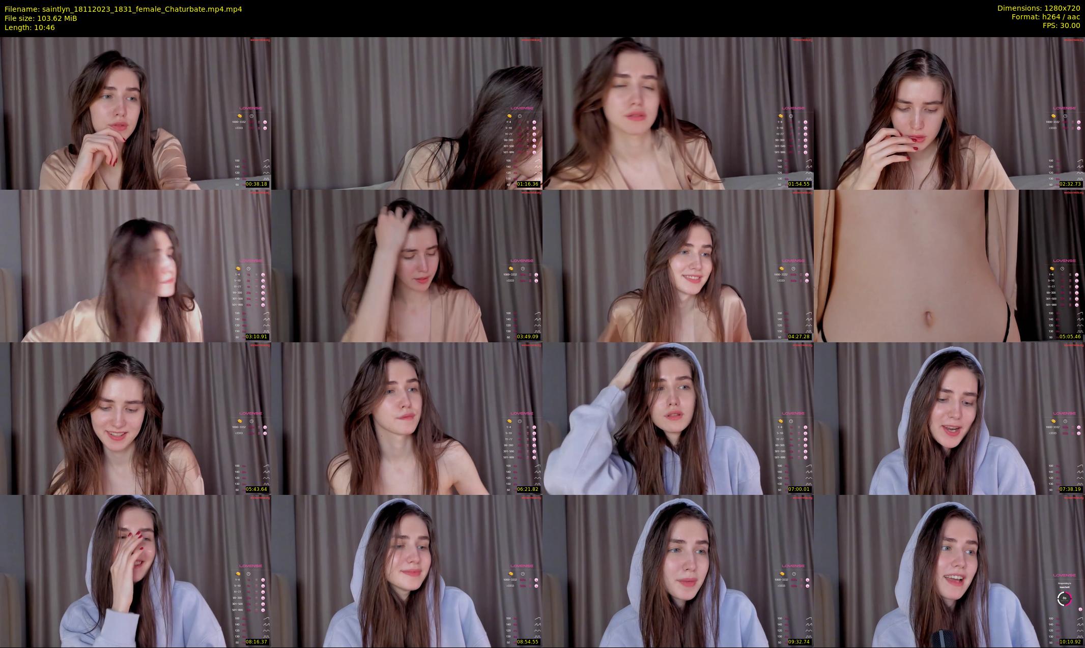 saintlyn — 11 minute Chaturbate female cam show recording, 720p, Nov 18, 2023