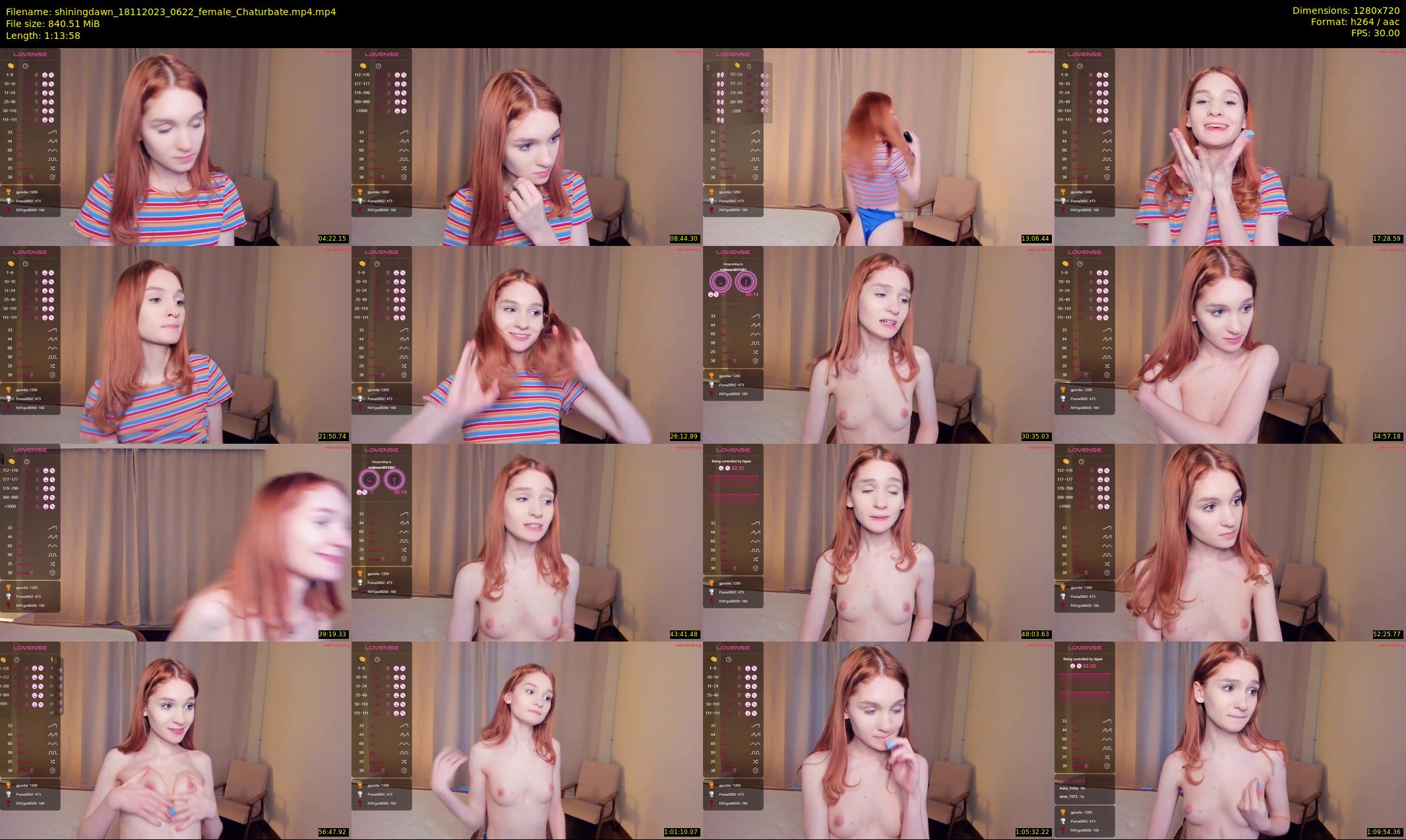 shiningdawn — 74 minute Chaturbate female cam show recording, 720p, Nov 18, 2023