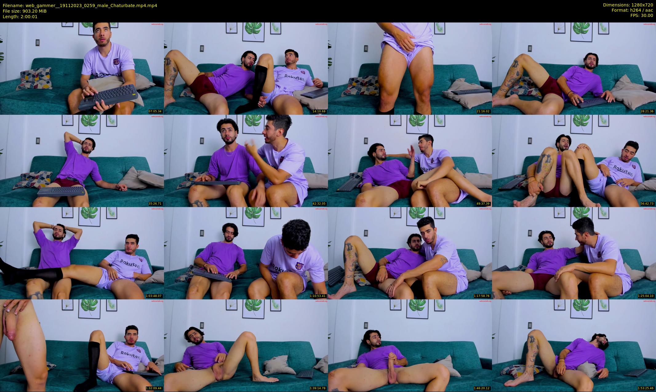web_gammer_ — 121 minute Chaturbate male cam show recording, 720p, Nov 19, 2023