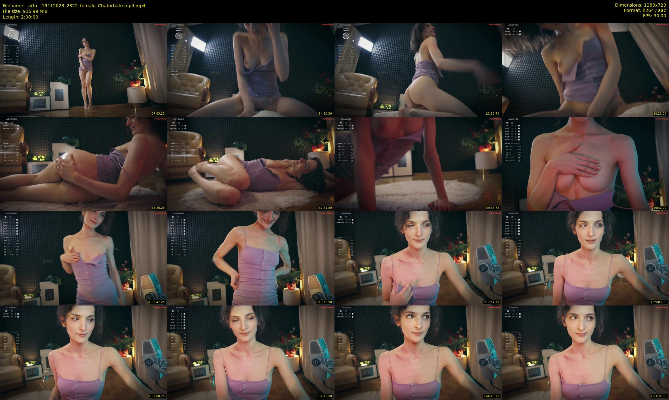 _arta_ — 120 minute Chaturbate female cam show recording, 720p, Nov 19, 2023