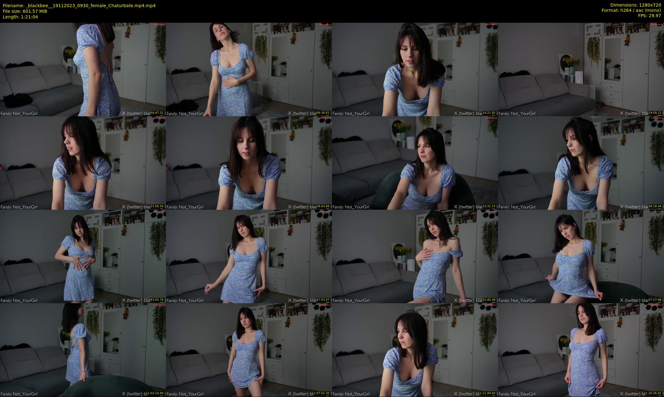 _blackbee_ — 82 minute Chaturbate female cam show recording, 720p, Nov 19, 2023