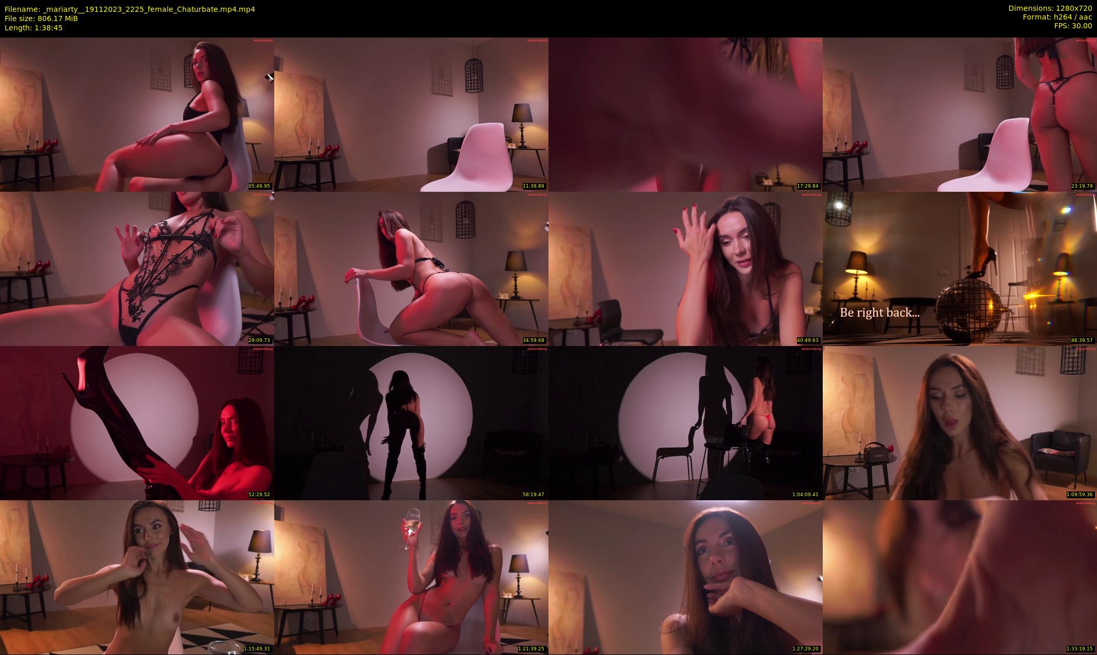 _mariarty_ — 99 minute Chaturbate female cam show recording, 720p, Nov 19, 2023