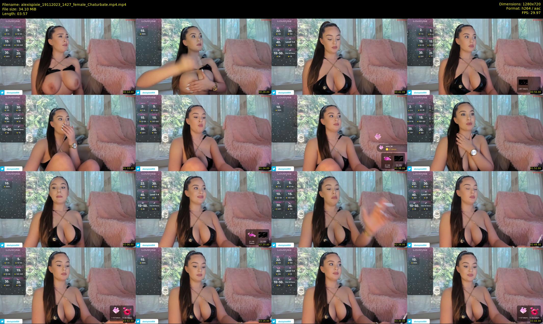 alexispixie — 4 minute Chaturbate female cam show recording, 720p, Nov 19, 2023
