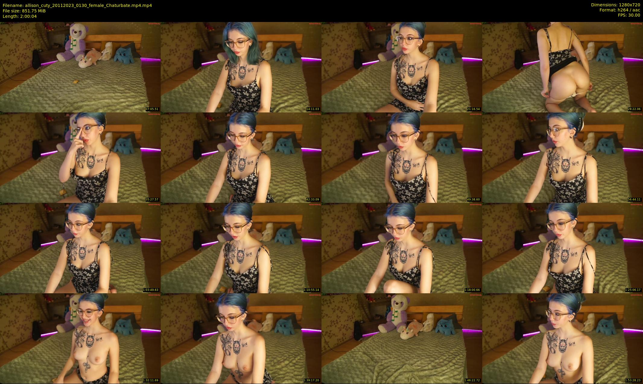allison_cuty — 121 minute Chaturbate female cam show recording, 720p, Nov 20, 2023