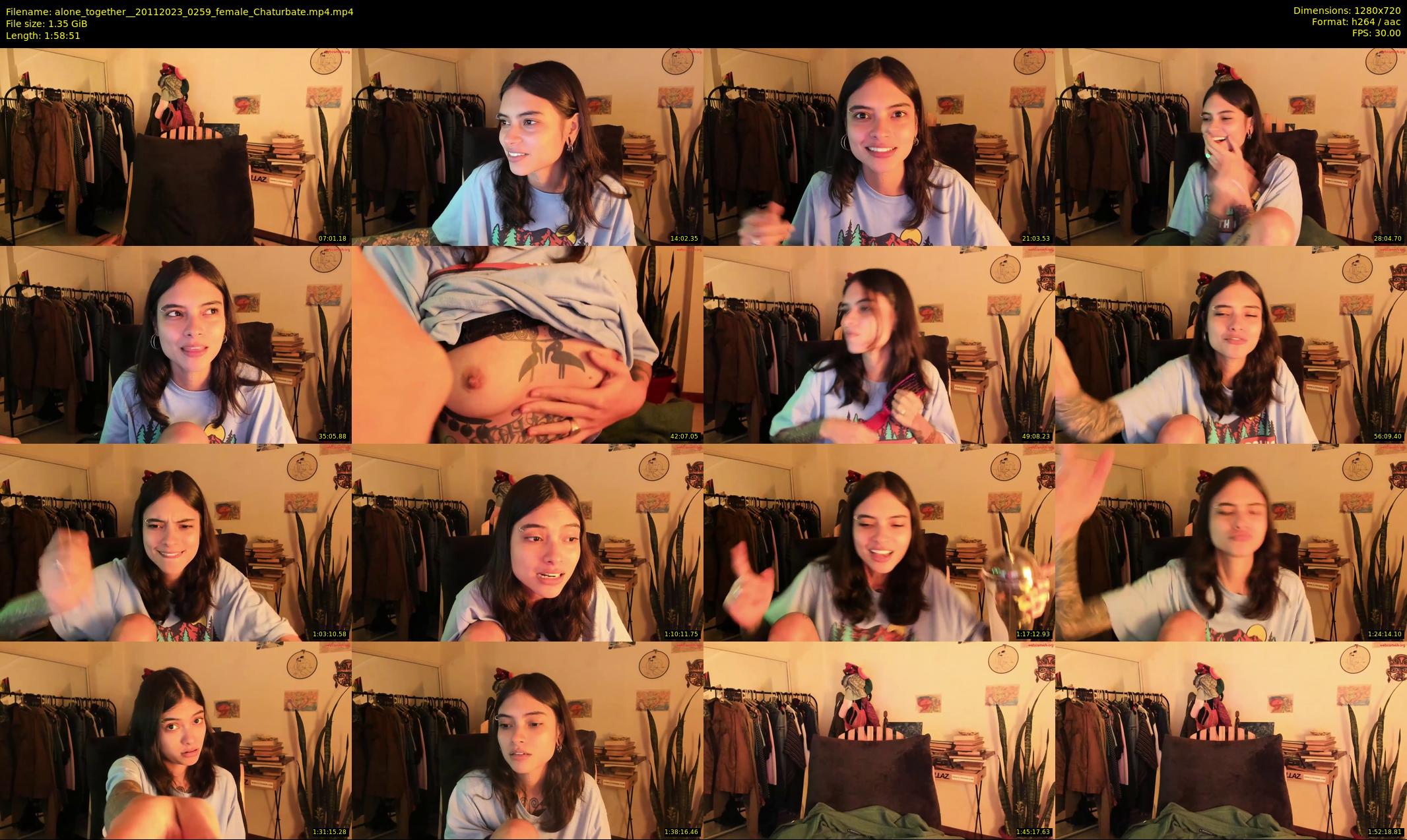 alone_together_ — 119 minute Chaturbate female cam show recording, 720p, Nov 20, 2023