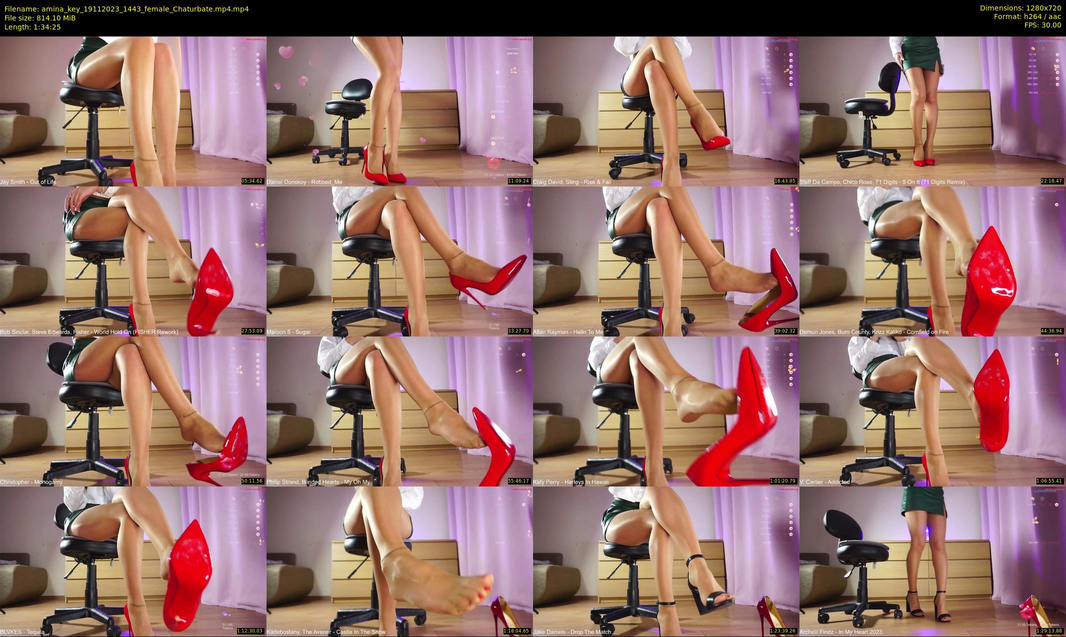 amina_key — 95 minute Chaturbate female cam show recording, 720p, Nov 19, 2023