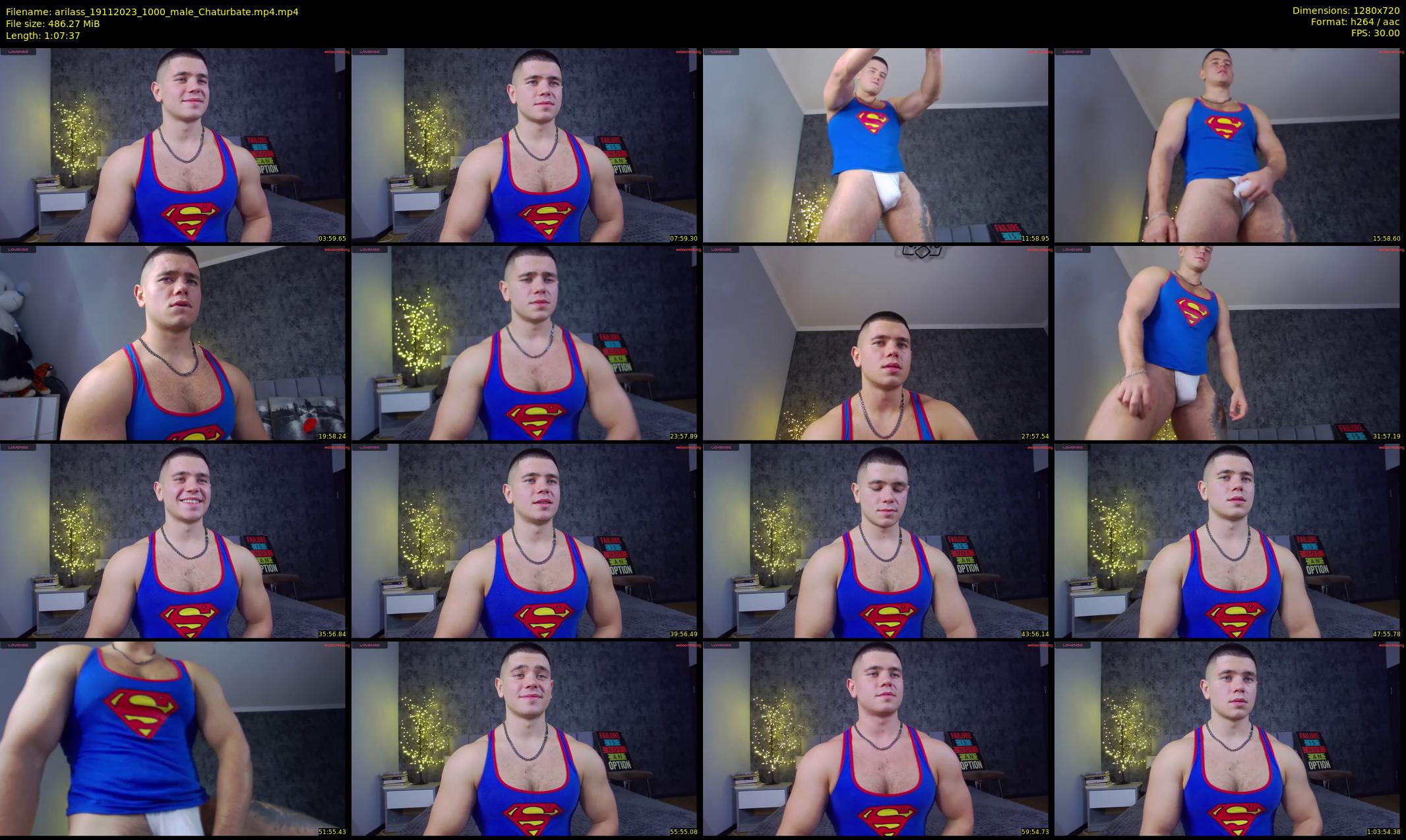arilass — 68 minute Chaturbate male cam show recording, 720p, Nov 19, 2023