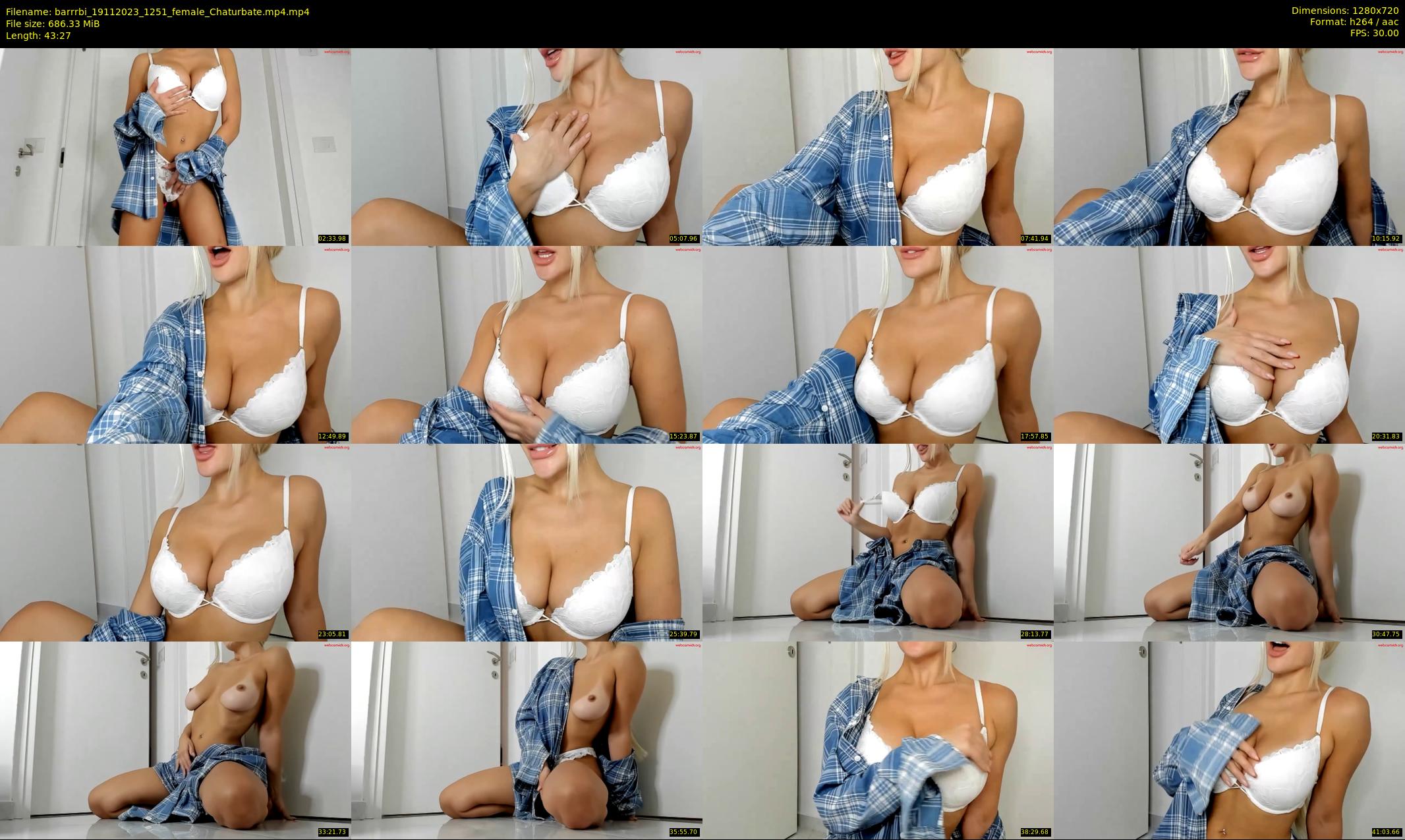 barrrbi — 44 minute Chaturbate female cam show recording, 720p, Nov 19, 2023