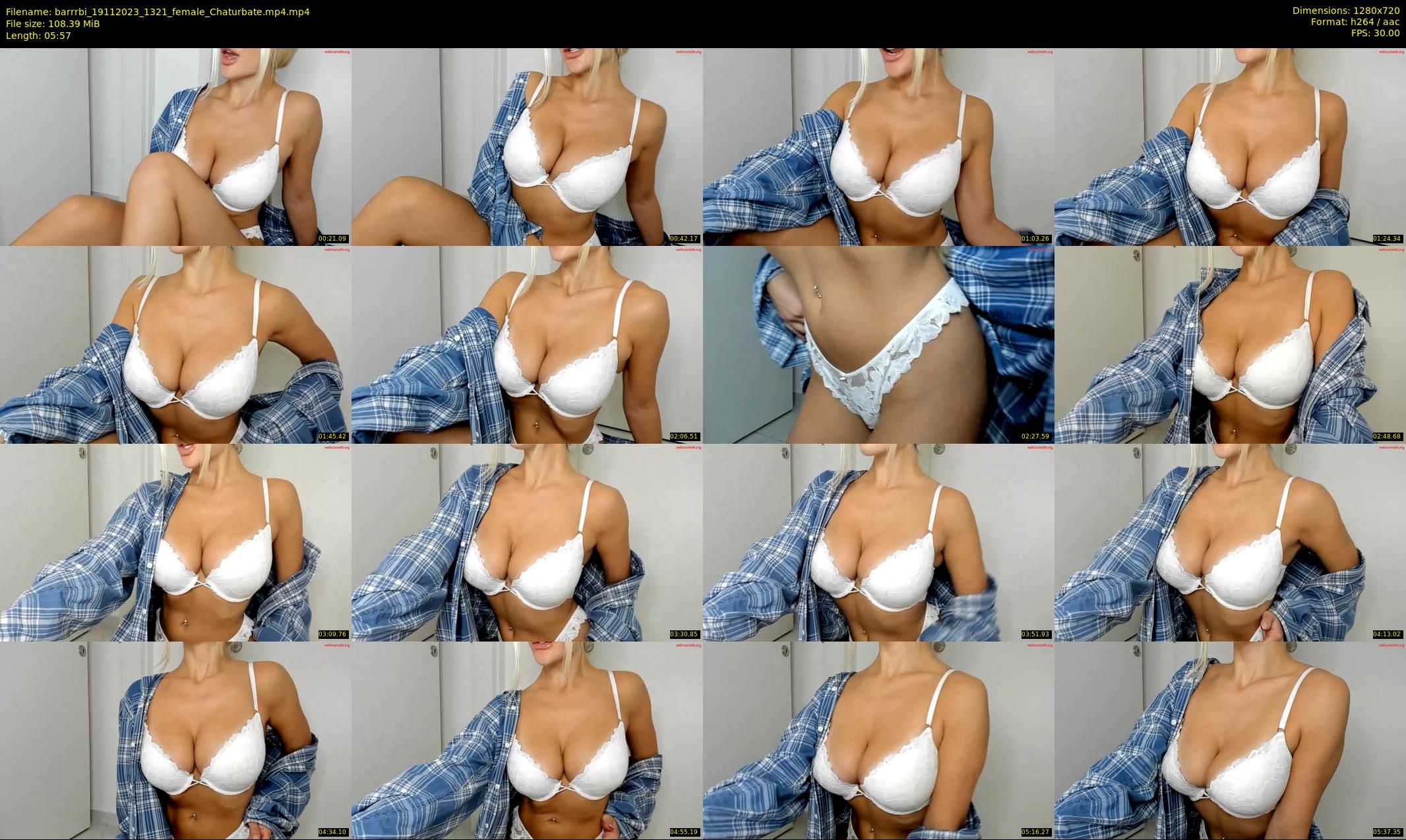 barrrbi — 6 minute Chaturbate female cam show recording, 720p, Nov 19, 2023