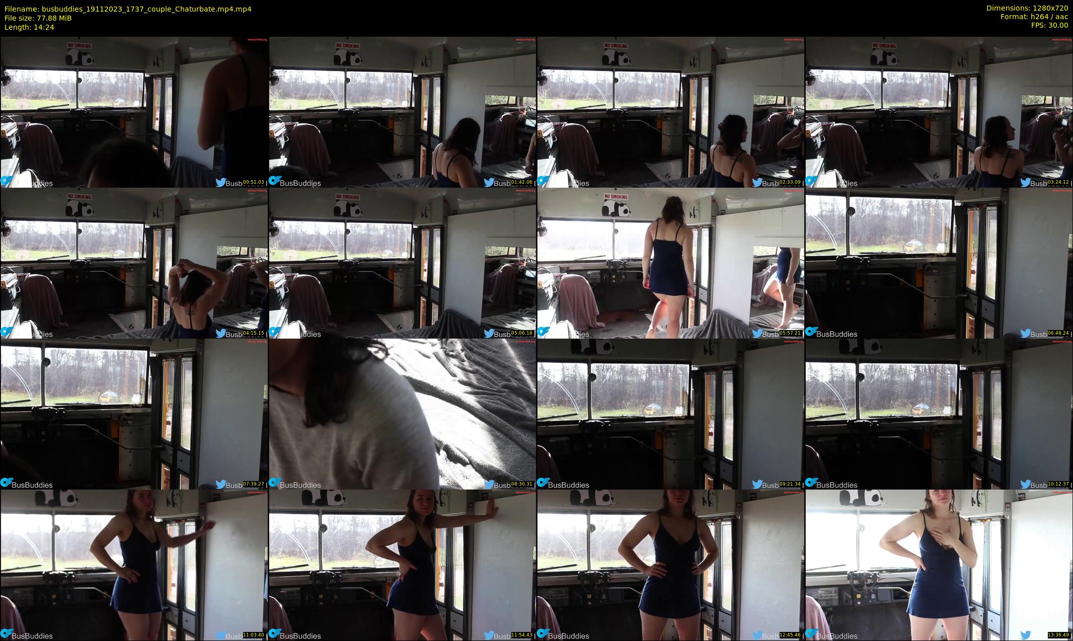 busbuddies — 15 minute Chaturbate couple cam show recording, 720p, Nov 19, 2023