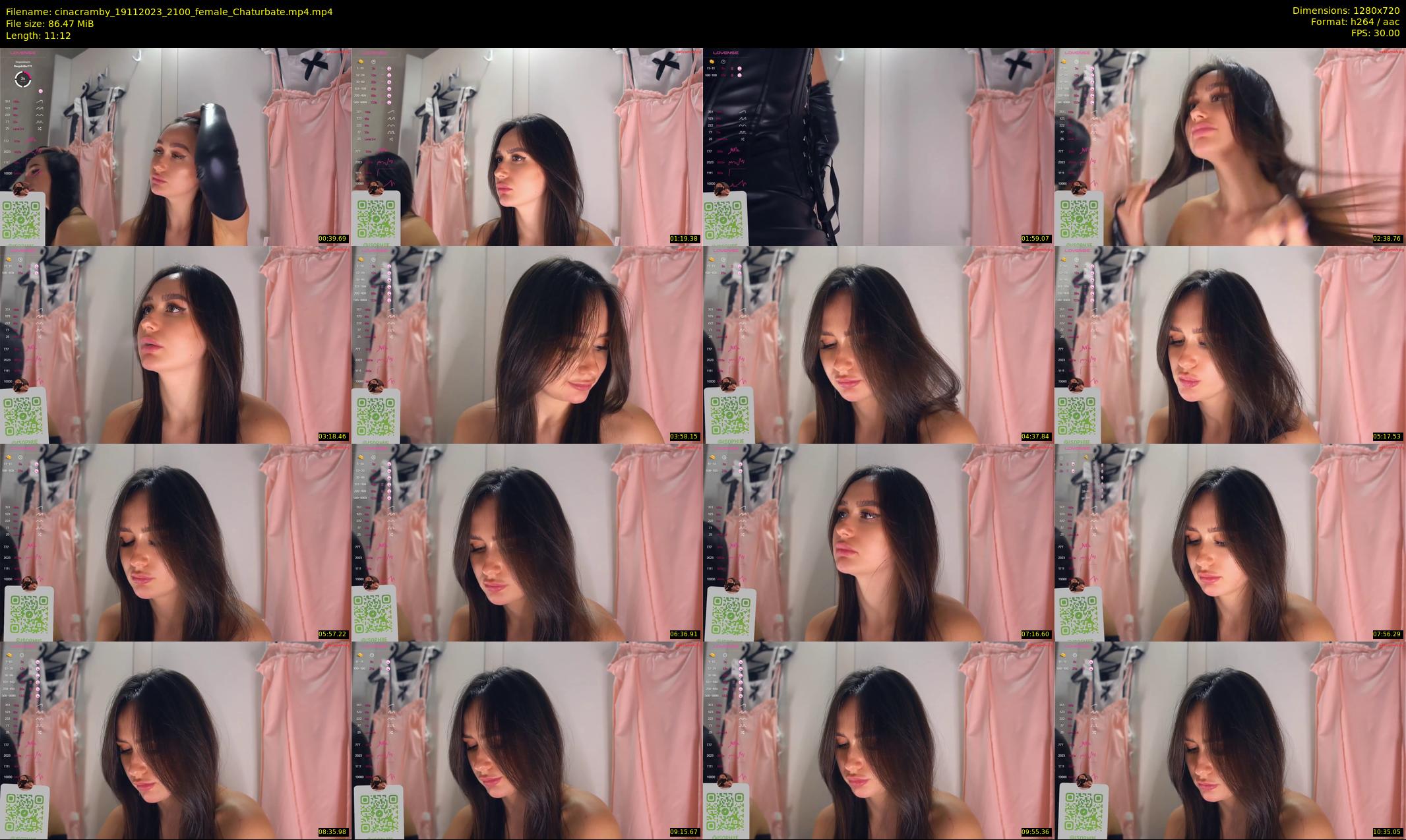 cinacramby — 12 minute Chaturbate female cam show recording, 720p, Nov 19, 2023