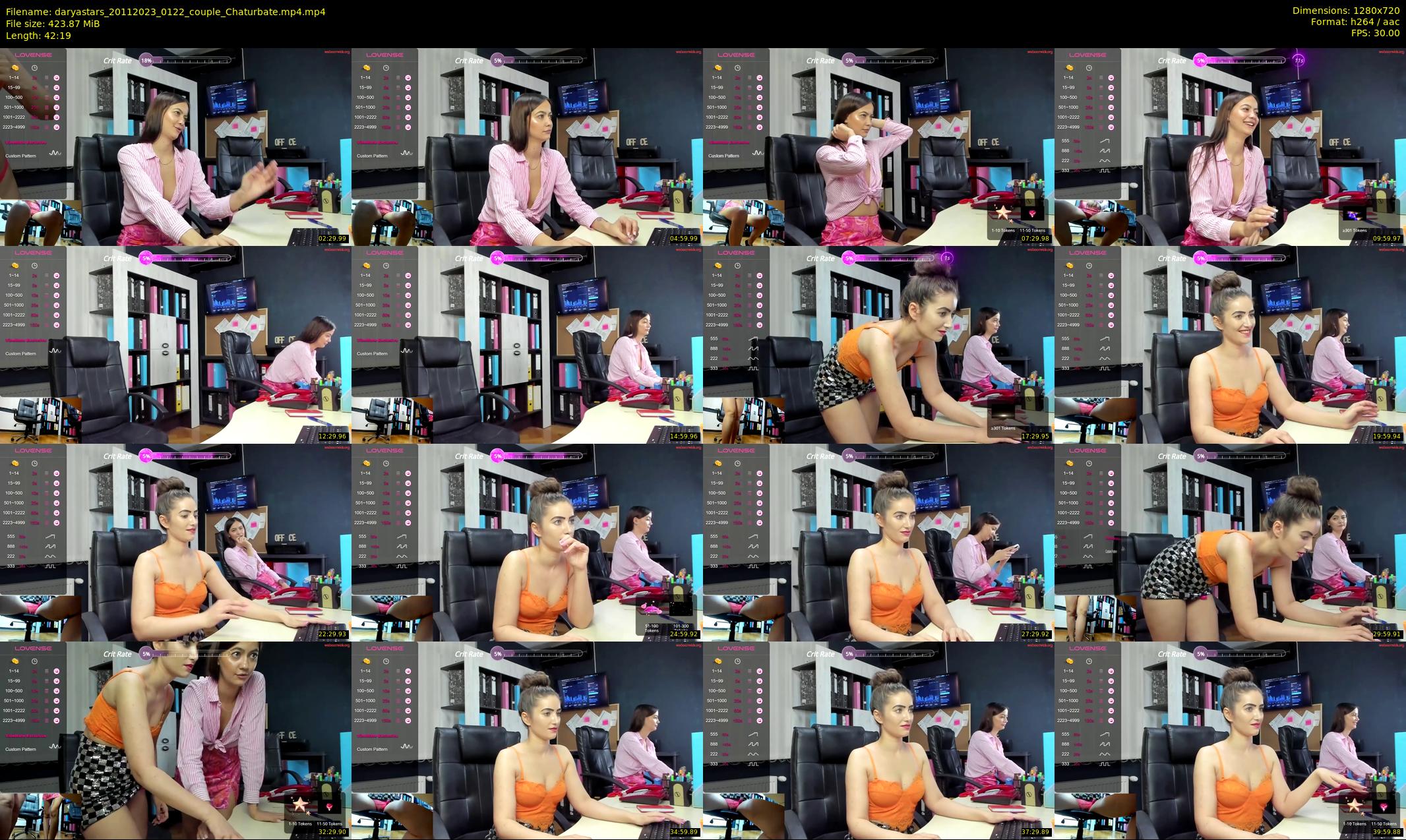 daryastars — 43 minute Chaturbate couple cam show recording, 720p, Nov 20, 2023