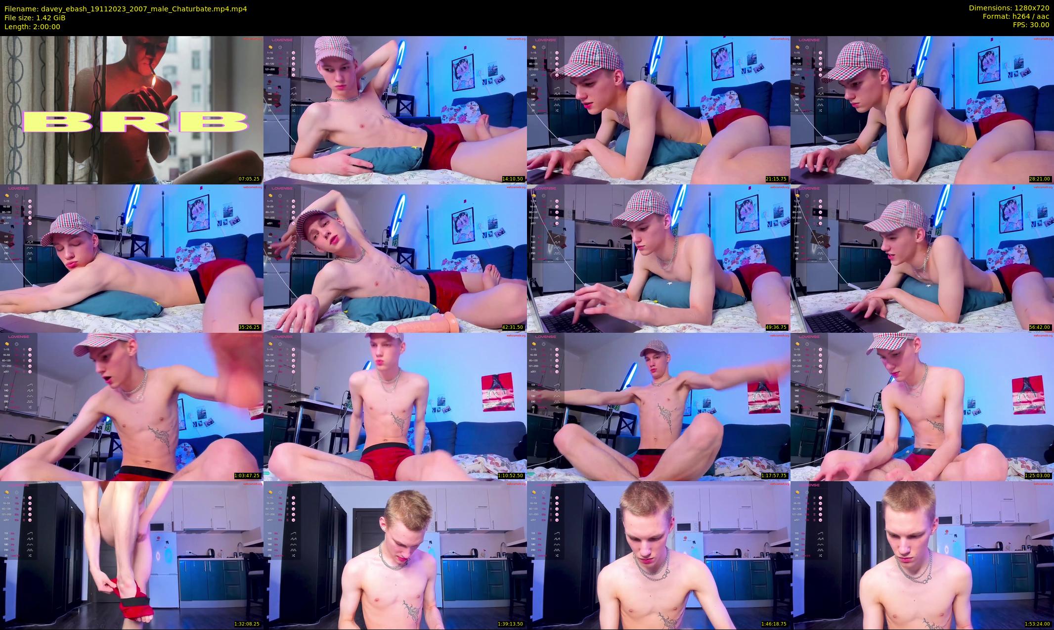davey_ebash — 120 minute Chaturbate male cam show recording, 720p, Nov 19, 2023