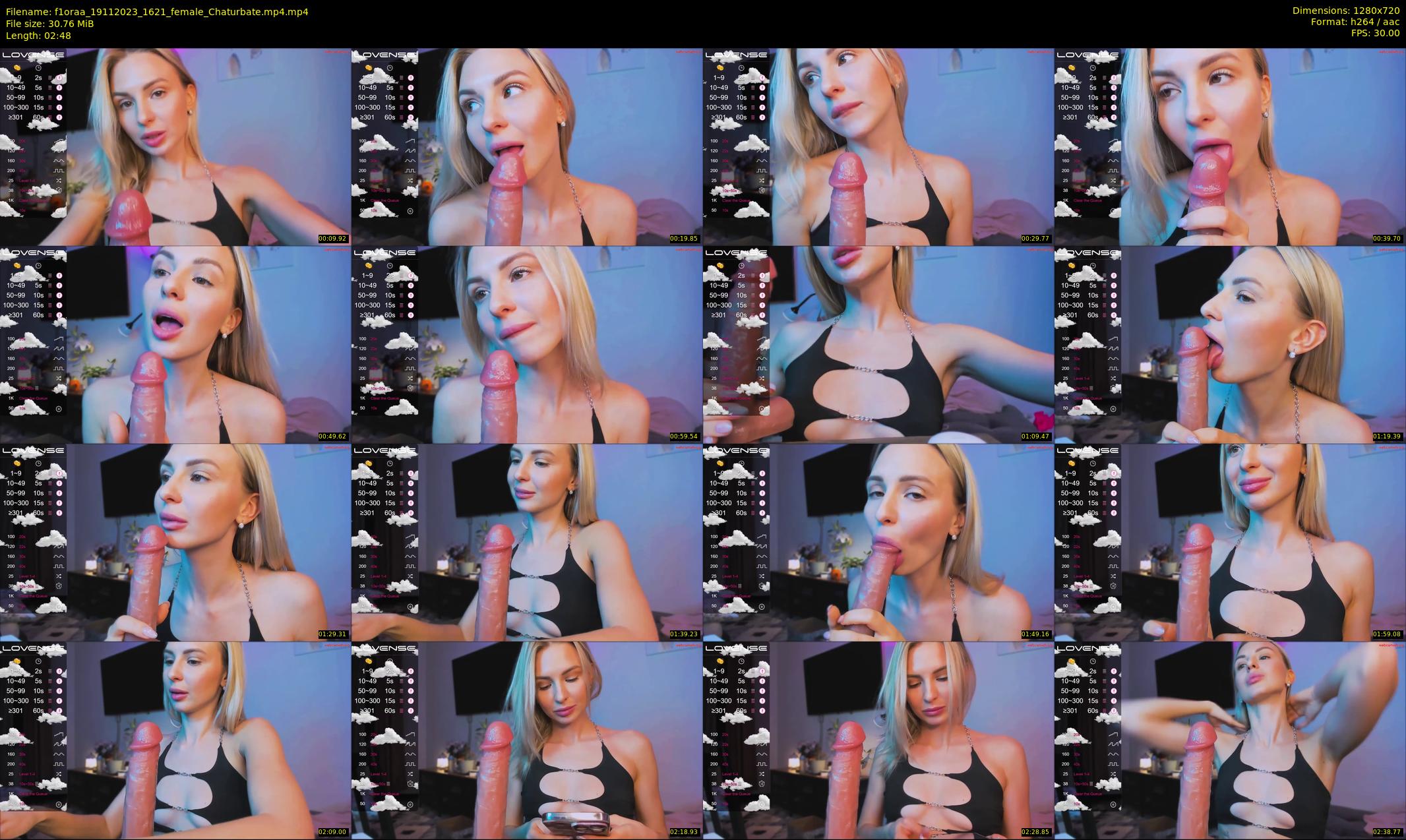 f1oraa — 3 minute Chaturbate female cam show recording, 720p, Nov 19, 2023