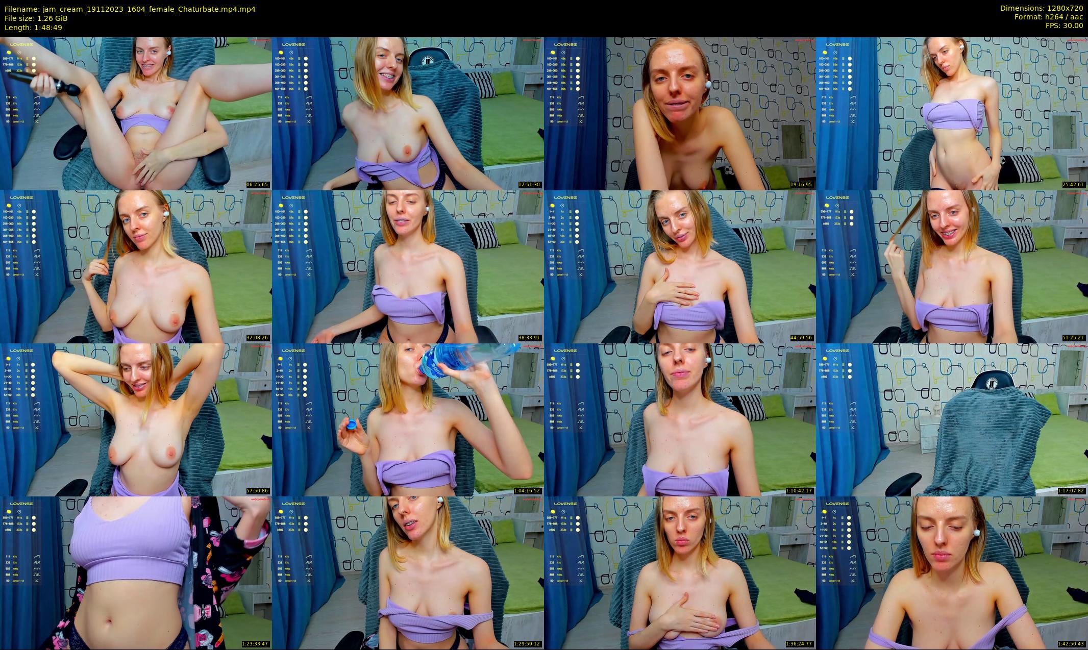 jam_cream — 109 minute Chaturbate female cam show recording, 720p, Nov 19, 2023