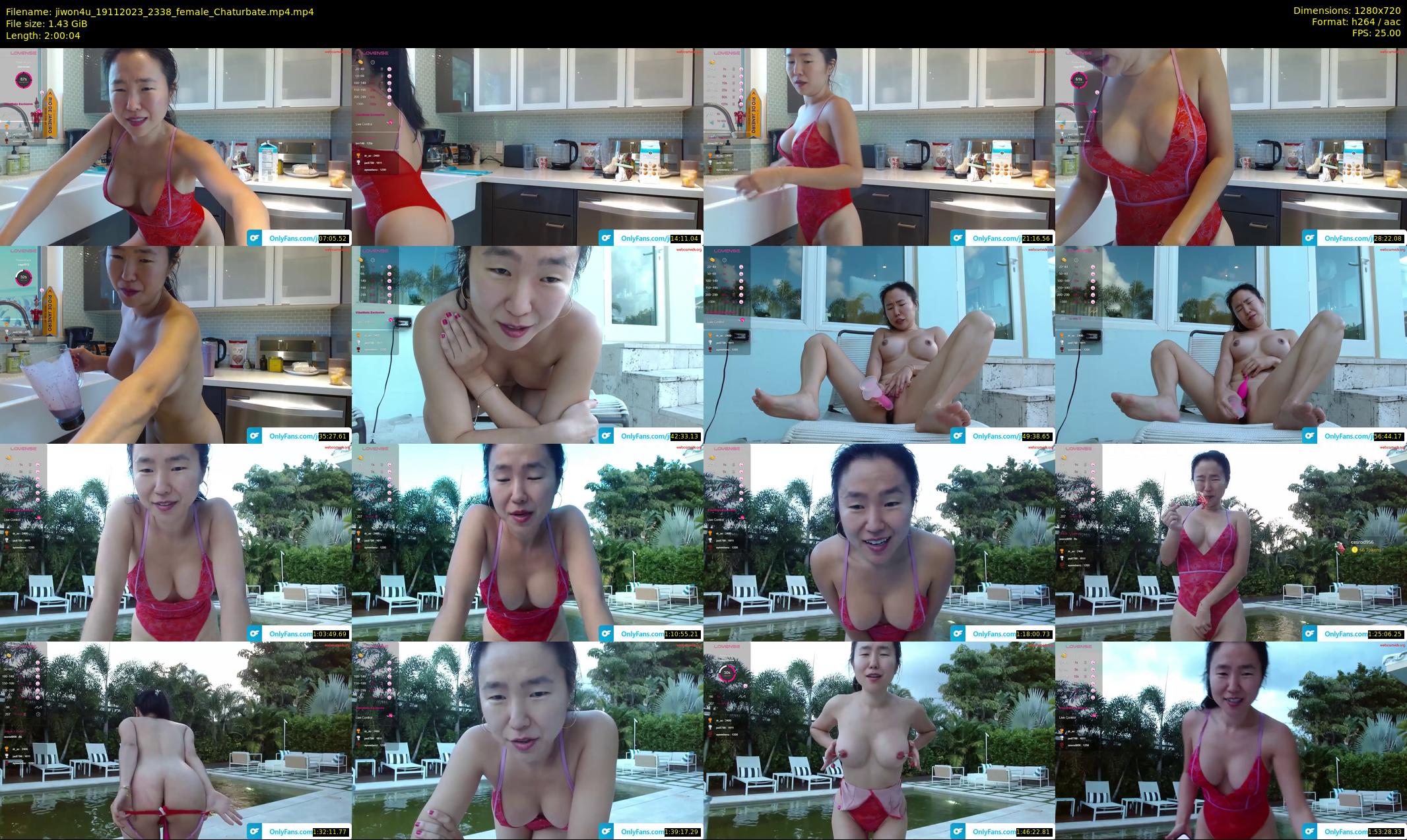jiwon4u — 121 minute Chaturbate female cam show recording, 720p, Nov 19, 2023