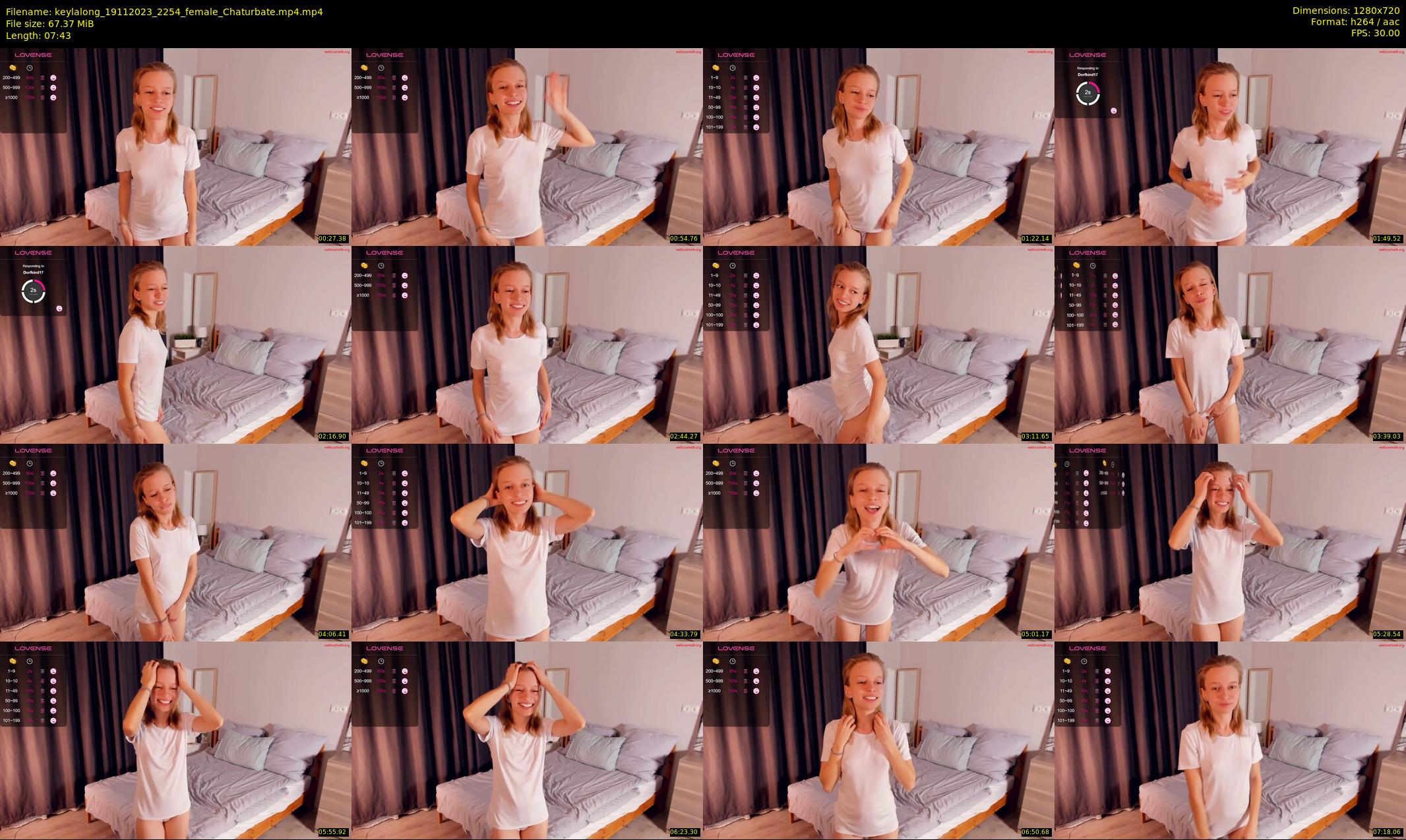 keylalong — 8 minute Chaturbate female cam show recording, 720p, Nov 19, 2023