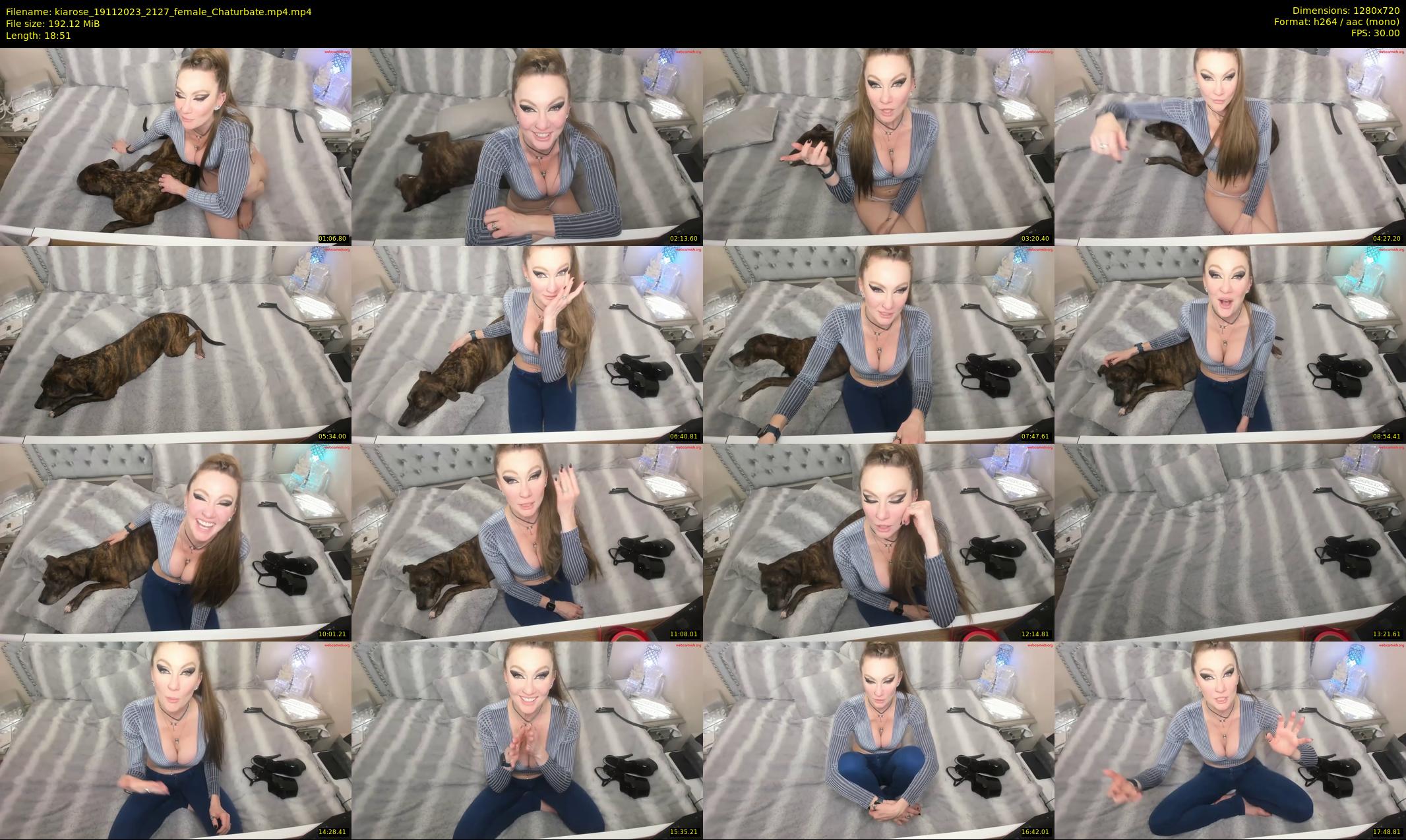 kiarose — 19 minute Chaturbate female cam show recording, 720p, Nov 19, 2023