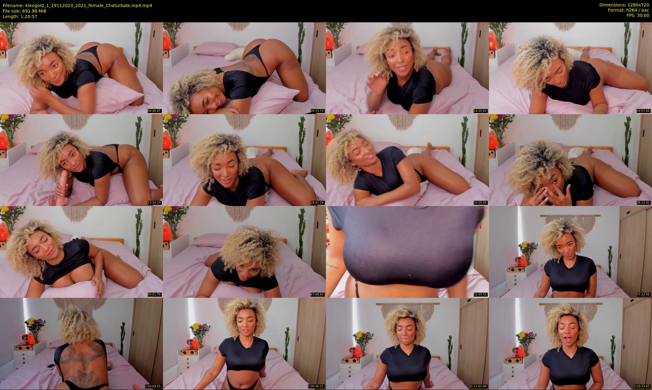 kleogold_1 — 81 minute Chaturbate female cam show recording, 720p, Nov 19, 2023