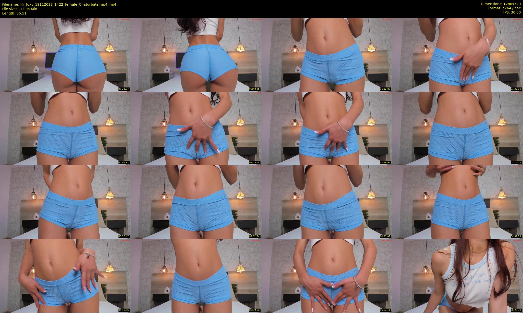 lili_foxy — 7 minute Chaturbate female cam show recording, 720p, Nov 19, 2023