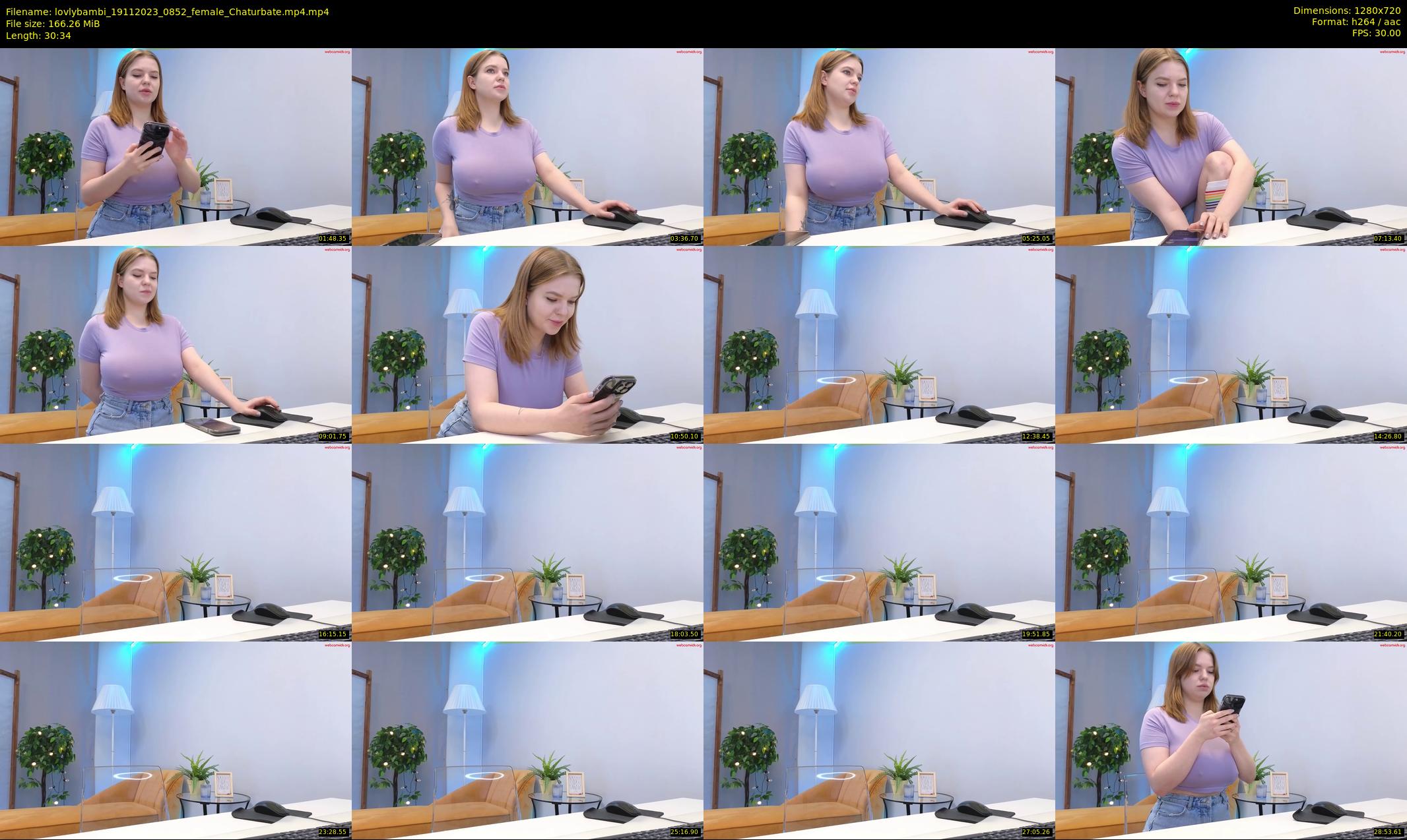 lovlybambi — 31 minute Chaturbate female cam show recording, 720p, Nov 19, 2023