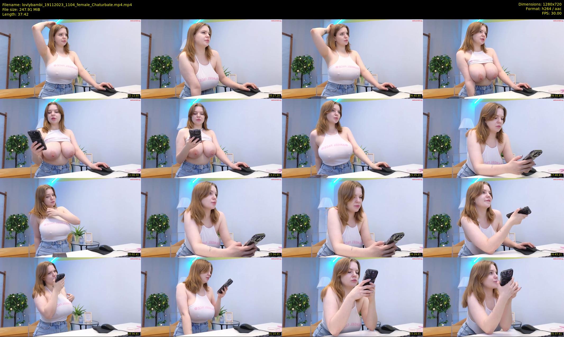 lovlybambi — 38 minute Chaturbate female cam show recording, 720p, Nov 19, 2023
