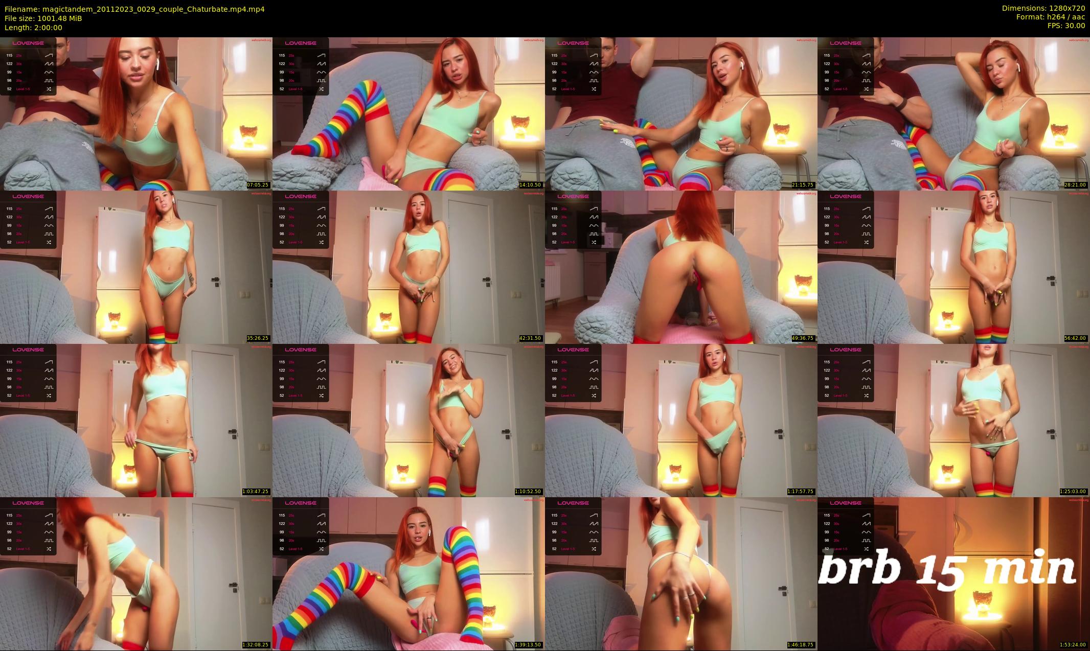 magictandem — 120 minute Chaturbate couple cam show recording, 720p, Nov 20, 2023