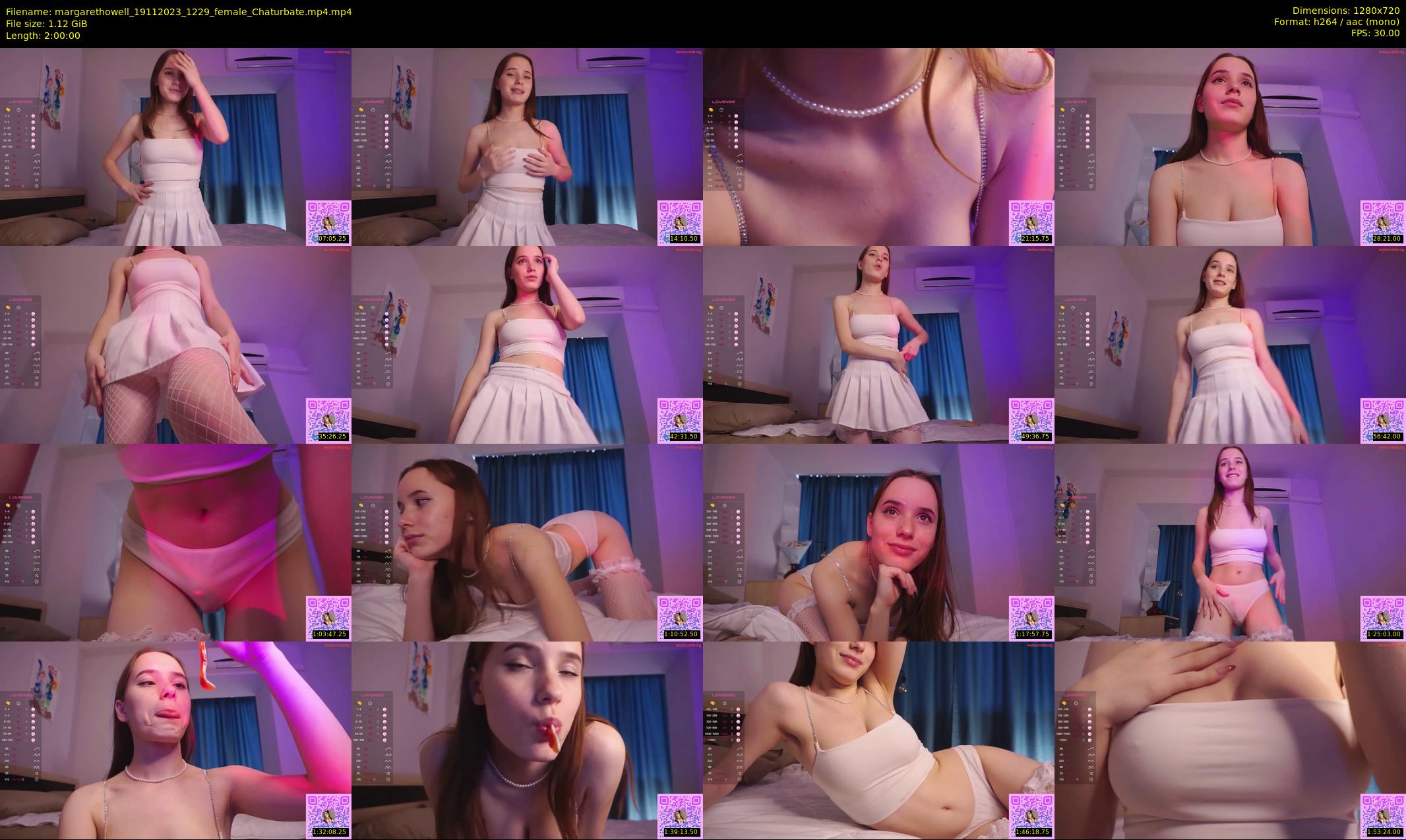 margarethowell — 120 minute Chaturbate female cam show recording, 720p, Nov 19, 2023