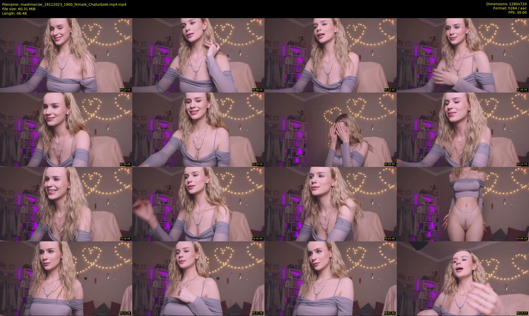 mashmerize — 7 minute Chaturbate female cam show recording, 720p, Nov 19, 2023