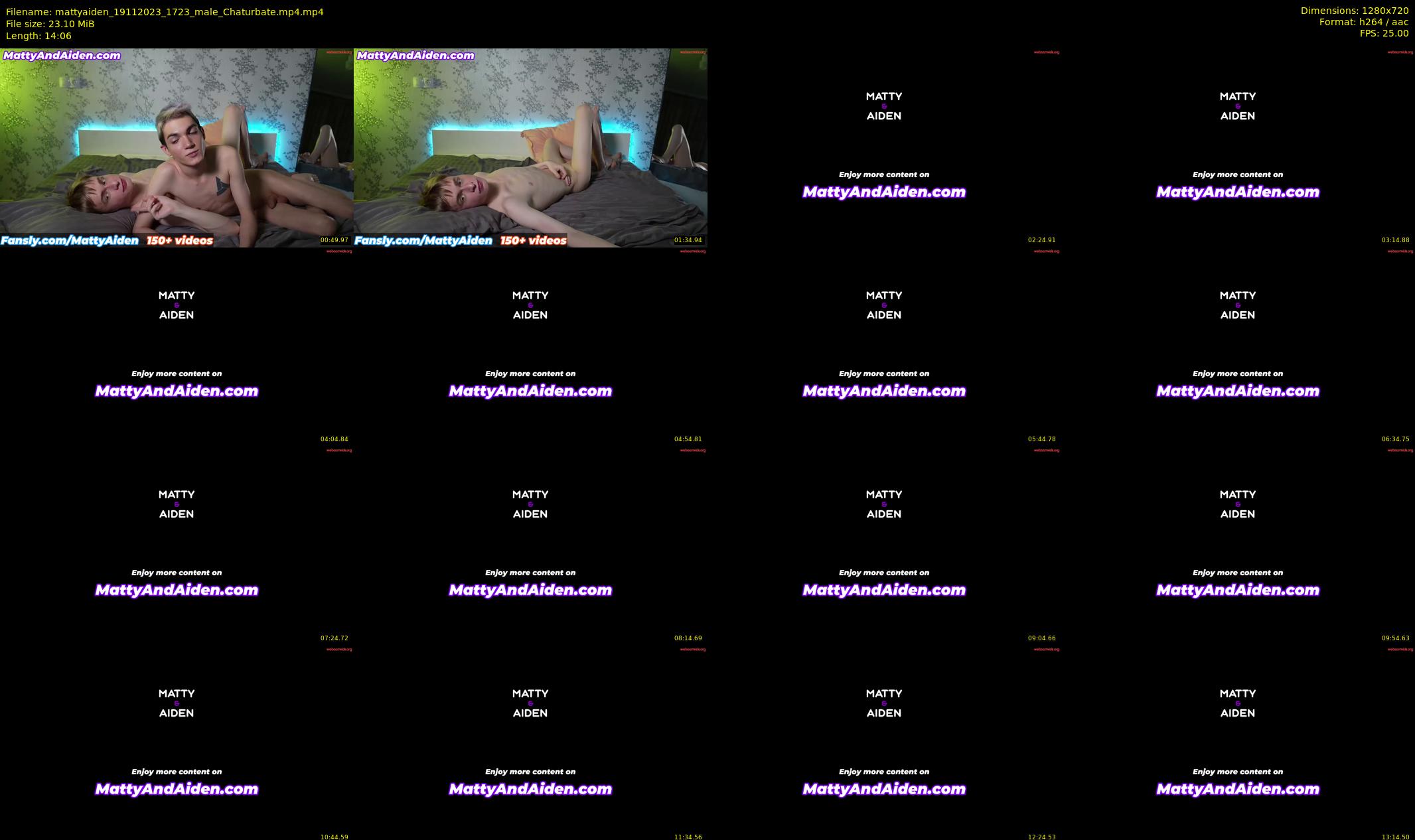 mattyaiden — 15 minute Chaturbate male cam show recording, 720p, Nov 19, 2023