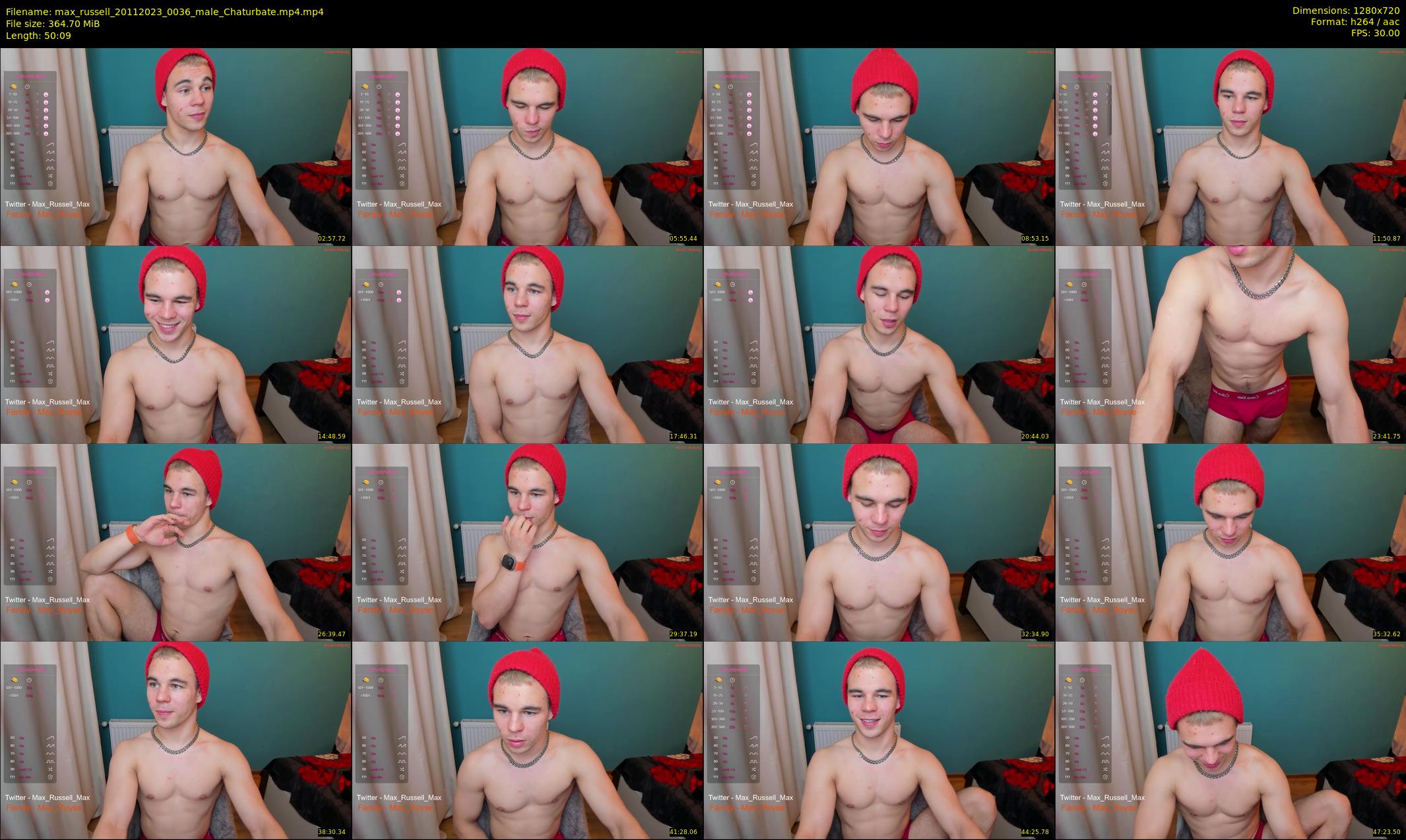 max_russell — 51 minute Chaturbate male cam show recording, 720p, Nov 20, 2023