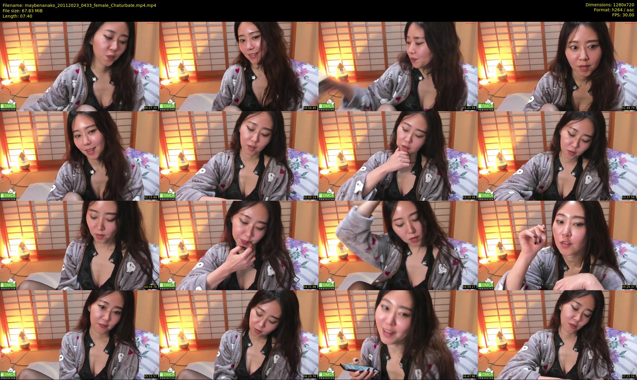 maybenanako — 8 minute Chaturbate female cam show recording, 720p, Nov 20, 2023