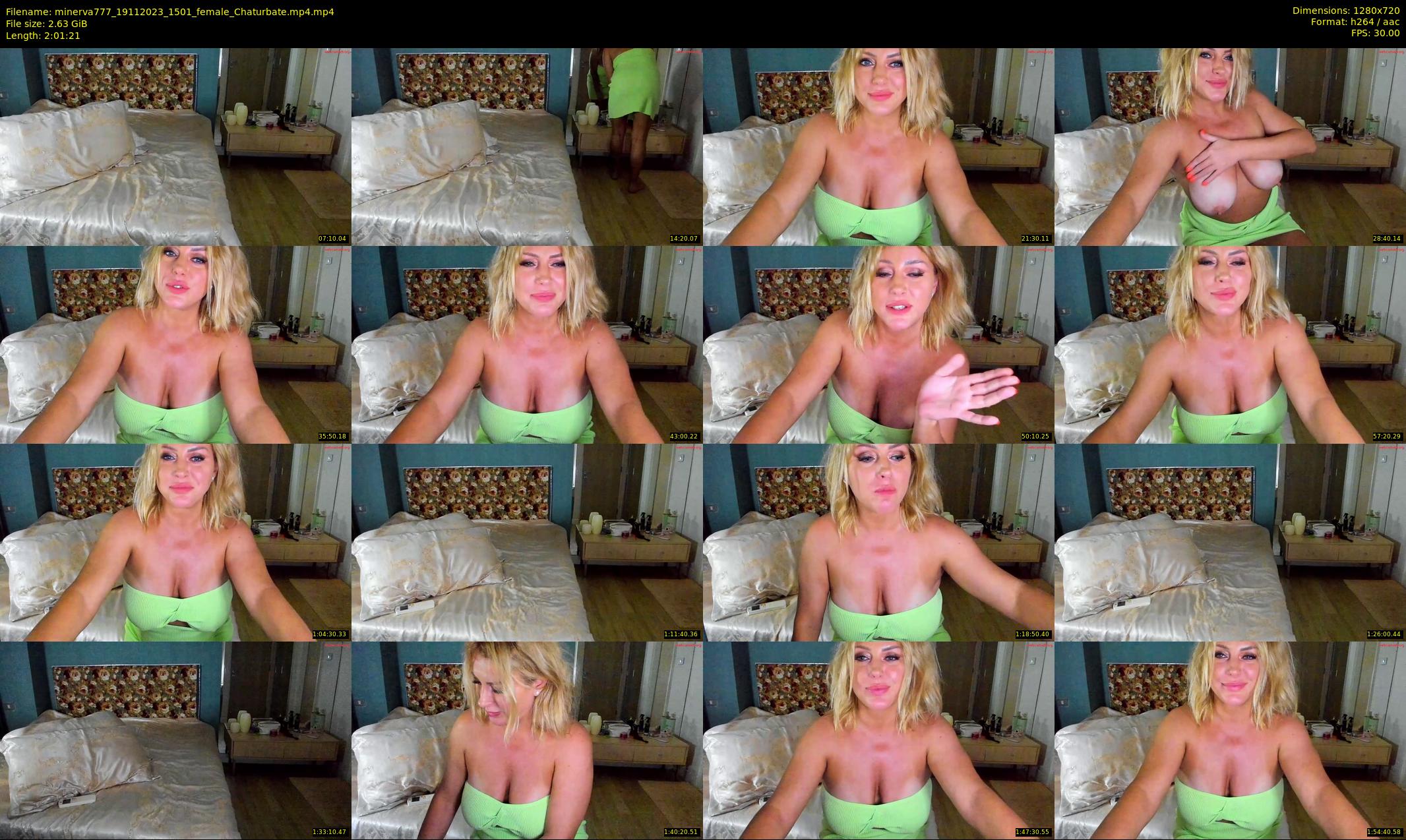 minerva777 — 122 minute Chaturbate female cam show recording, 720p, Nov 19, 2023