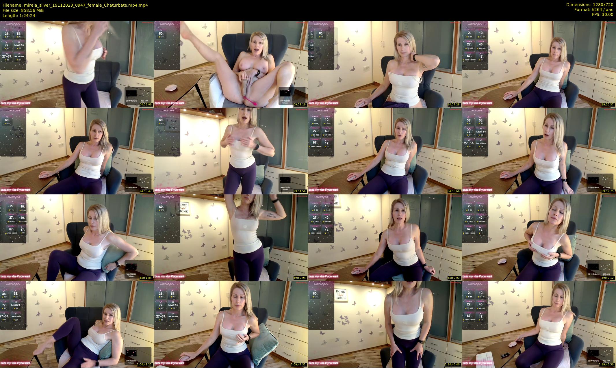 mirela_silver — 85 minute Chaturbate female cam show recording, 720p, Nov 19, 2023