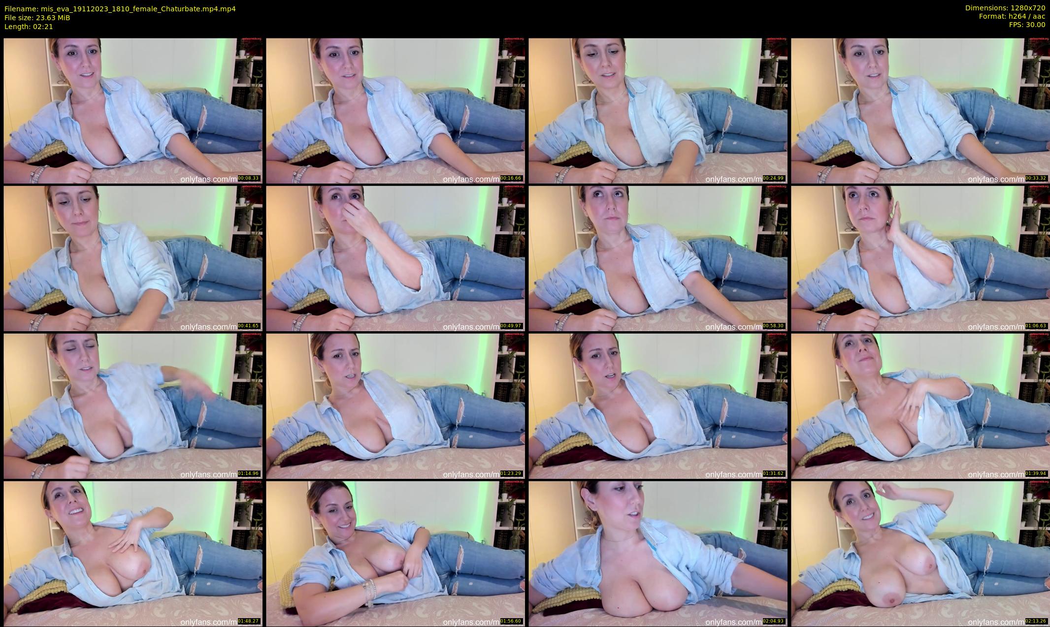 mis_eva — 3 minute Chaturbate female cam show recording, 720p, Nov 19, 2023