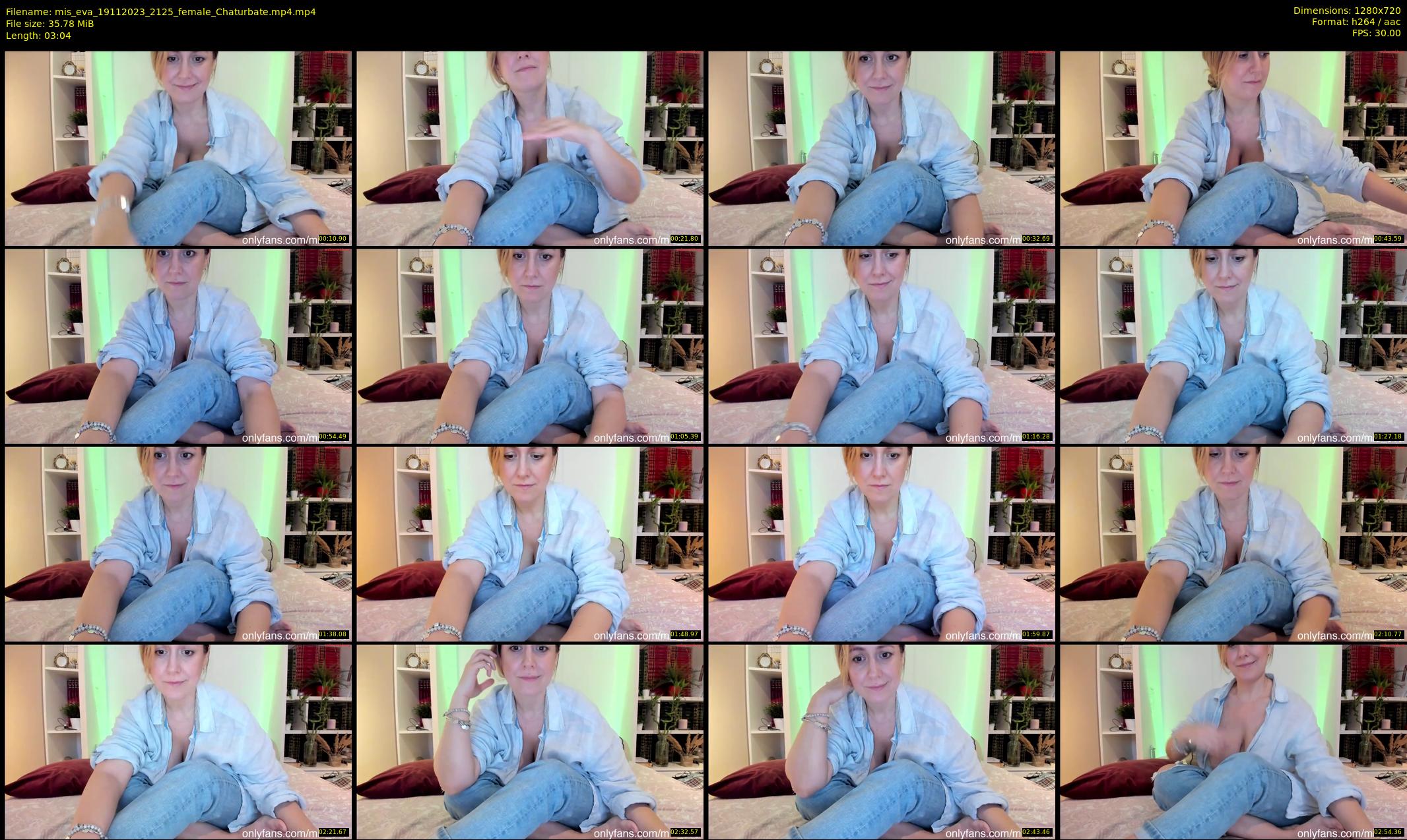 mis_eva — 4 minute Chaturbate female cam show recording, 720p, Nov 19, 2023