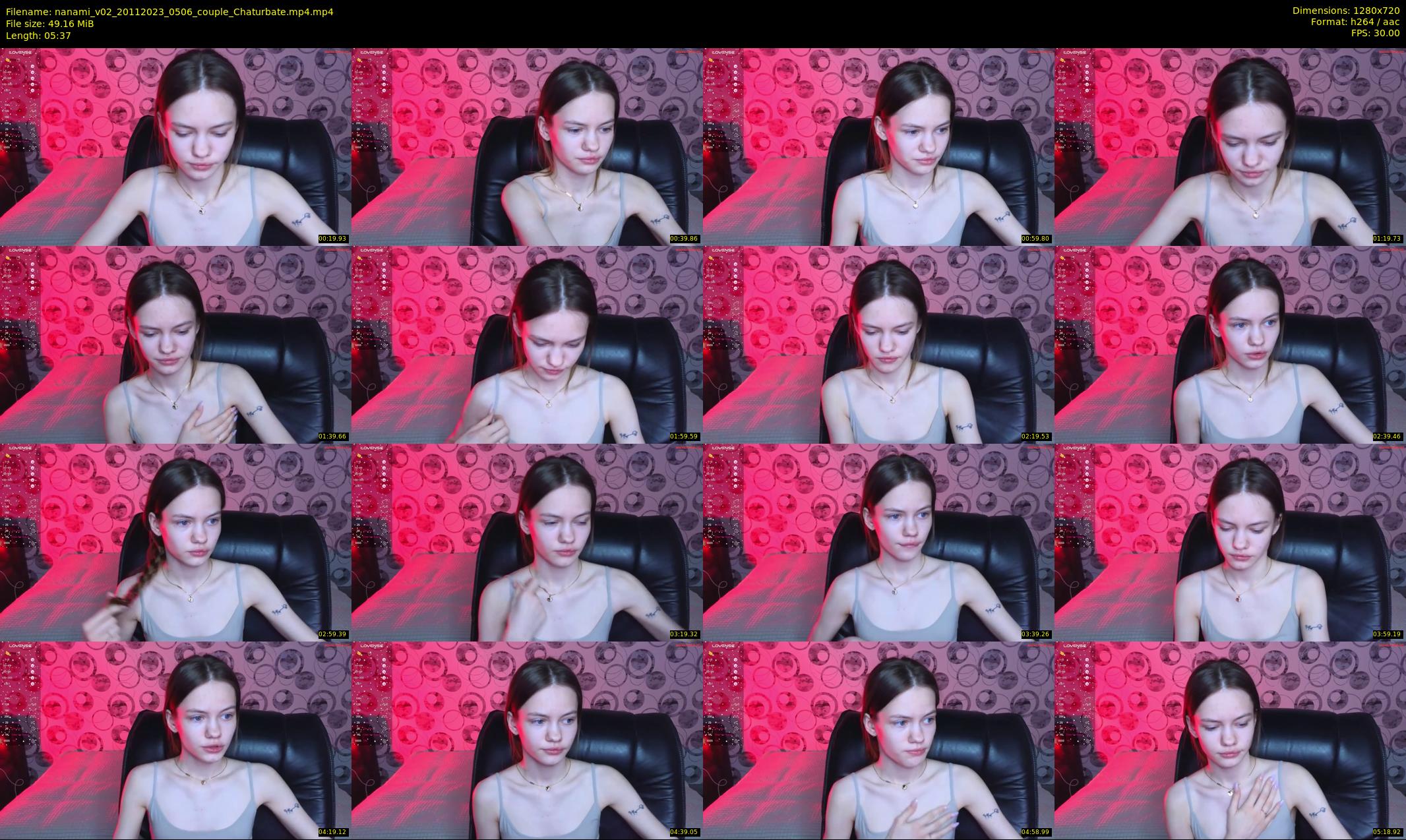 nanami_v02 — 6 minute Chaturbate couple cam show recording, 720p, Nov 20, 2023