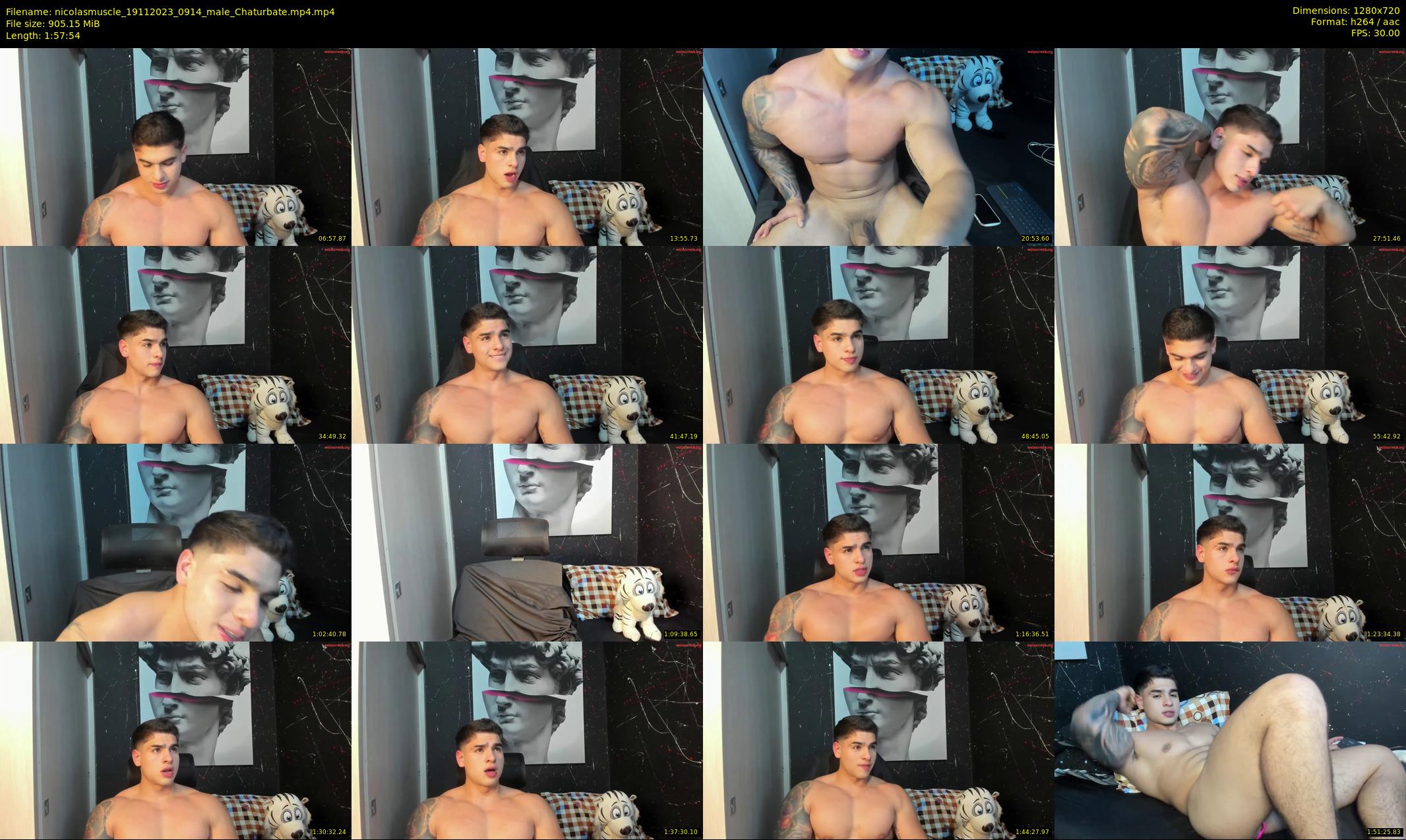 nicolasmuscle — 118 minute Chaturbate male cam show recording, 720p, Nov 19, 2023