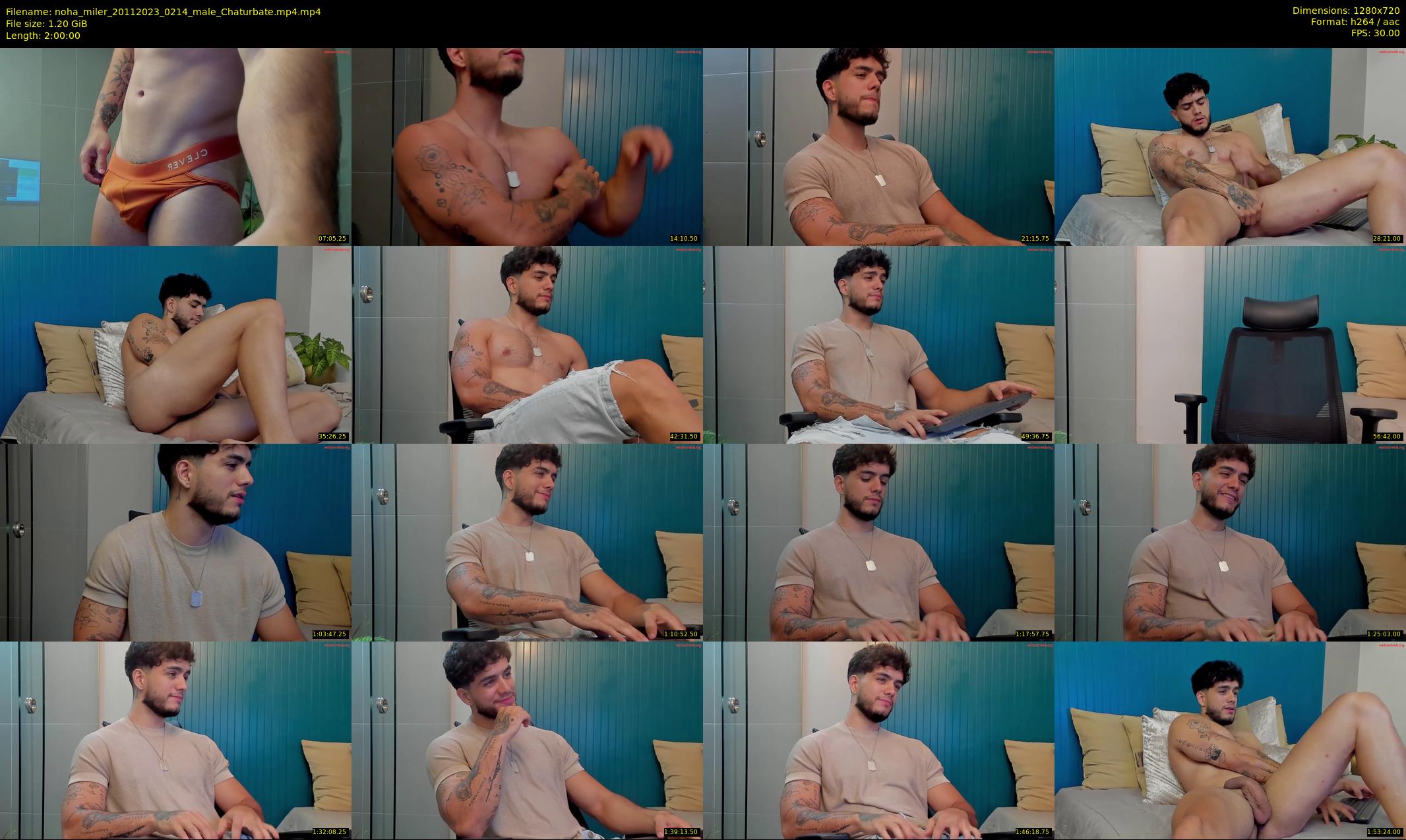 noha_miler — 120 minute Chaturbate male cam show recording, 720p, Nov 20, 2023