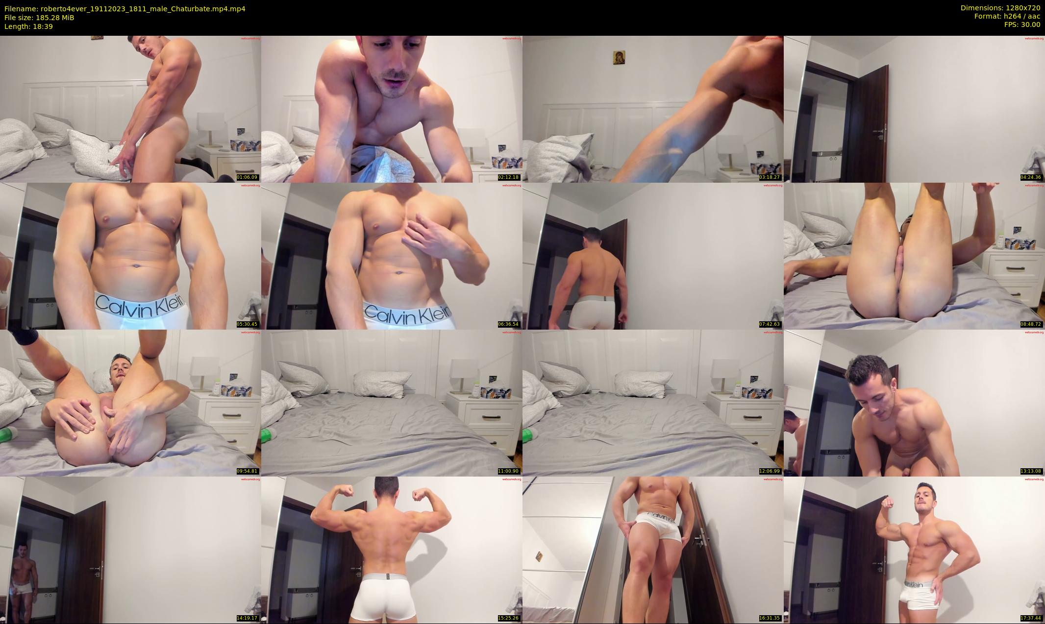 roberto4ever — 19 minute Chaturbate male cam show recording, 720p, Nov 19, 2023