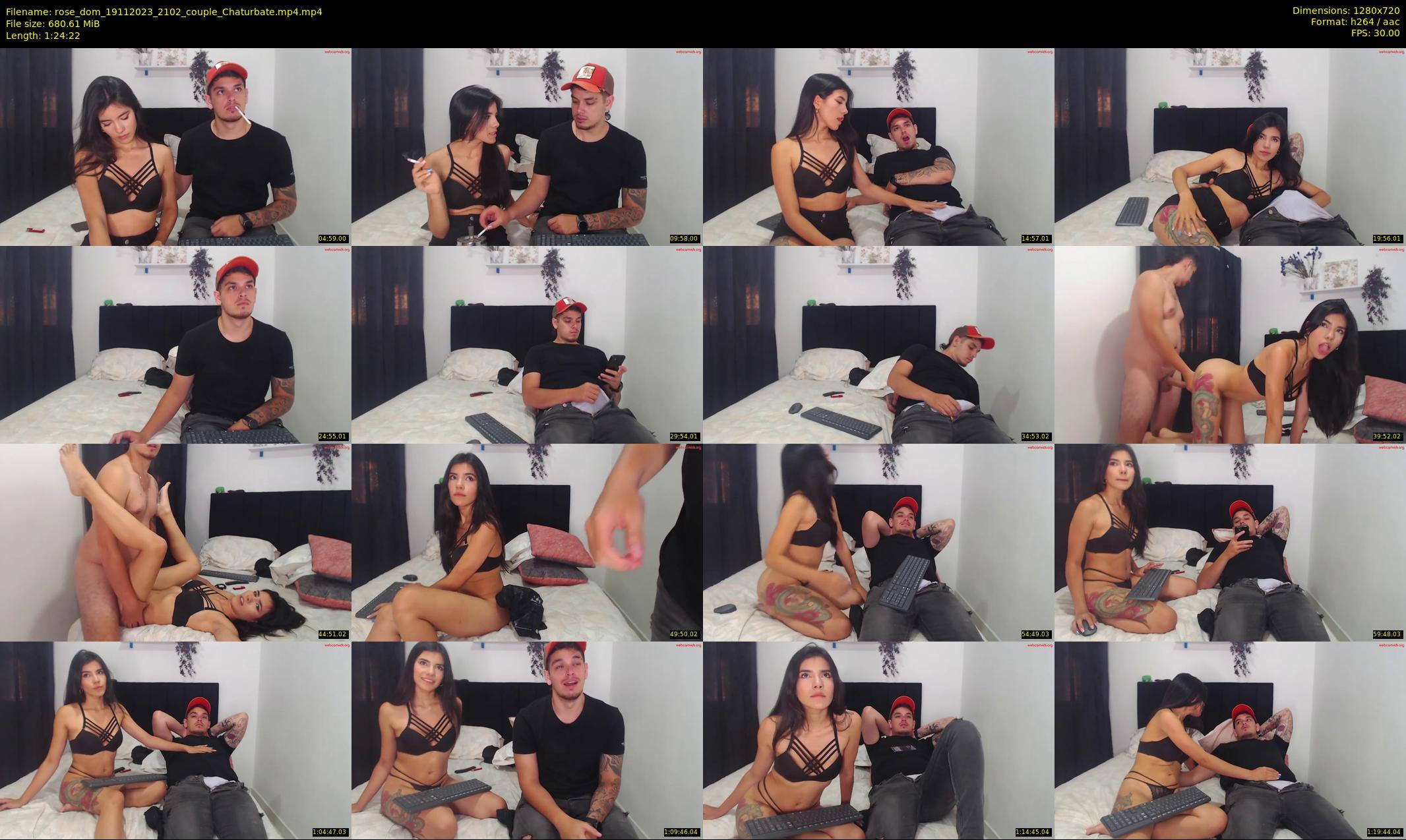 rose_dom — 85 minute Chaturbate couple cam show recording, 720p, Nov 19, 2023