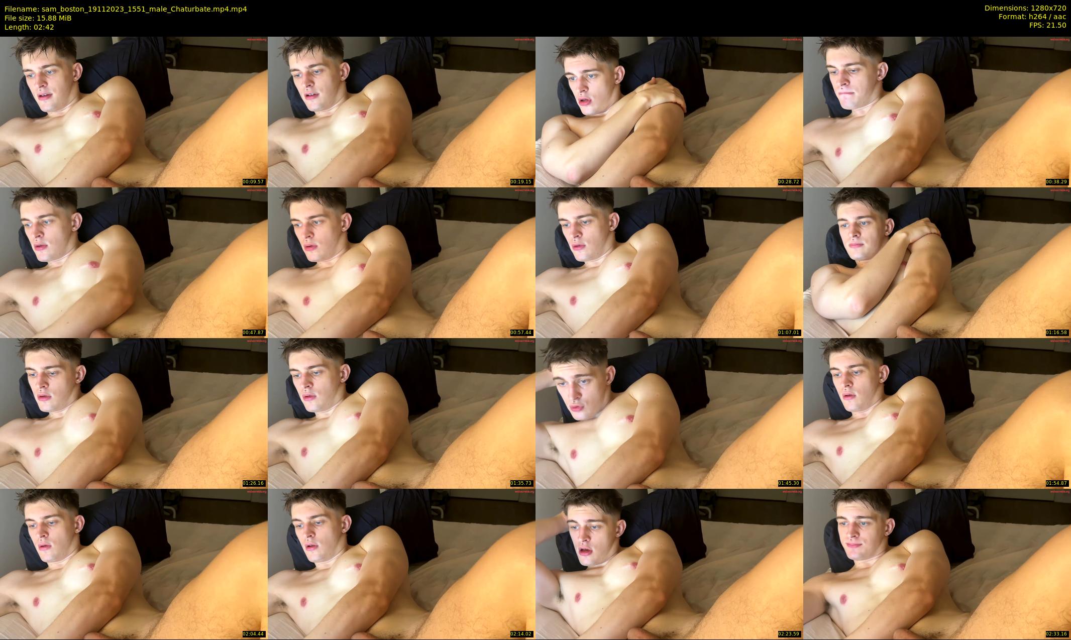 sam_boston — 3 minute Chaturbate male cam show recording, 720p, Nov 19, 2023
