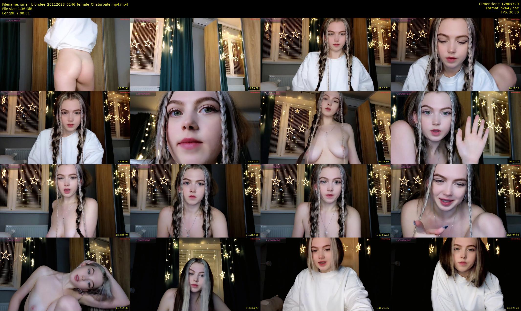 small_blondee — 121 minute Chaturbate female cam show recording, 720p, Nov 20, 2023