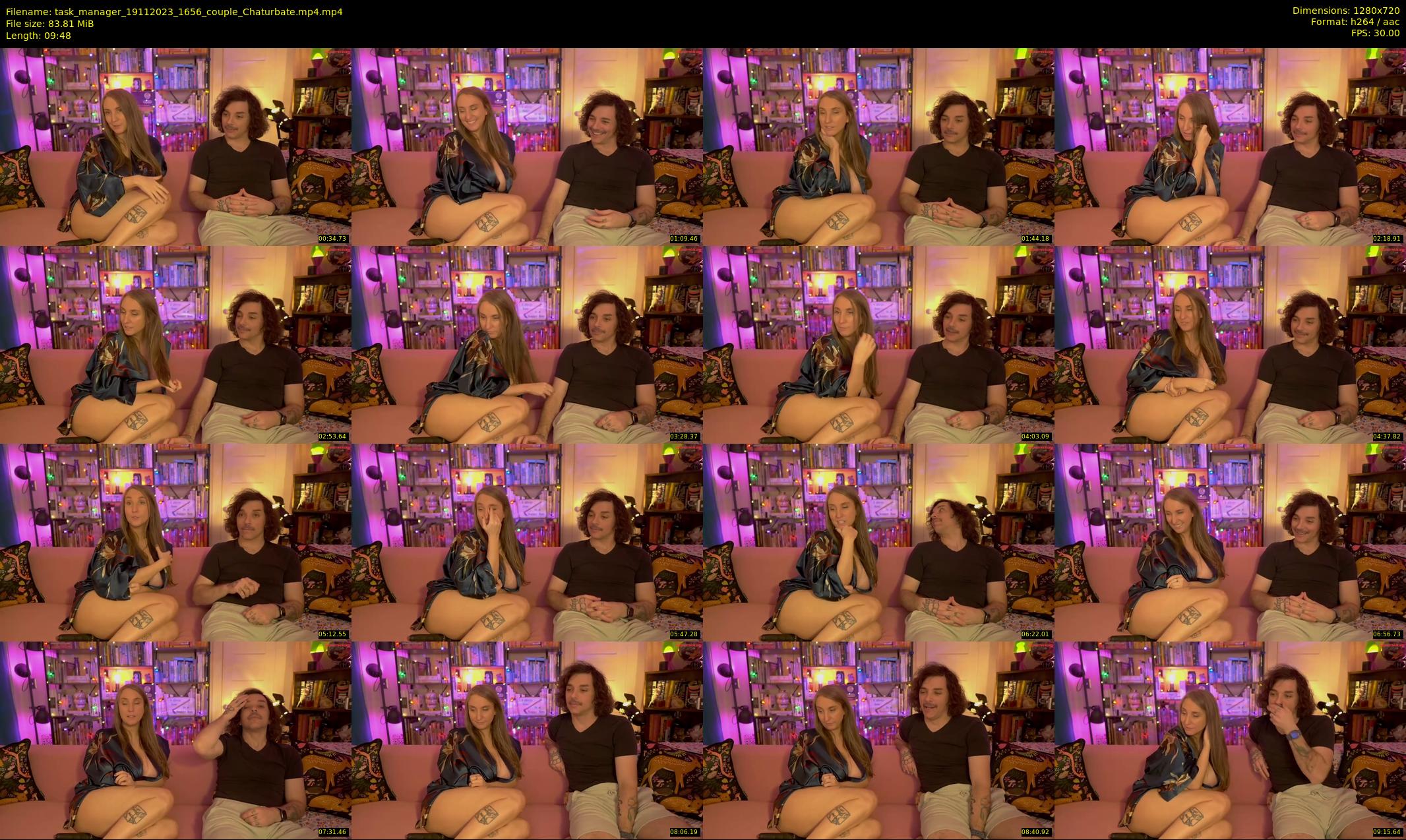 task_manager — 10 minute Chaturbate couple cam show recording, 720p, Nov 19, 2023