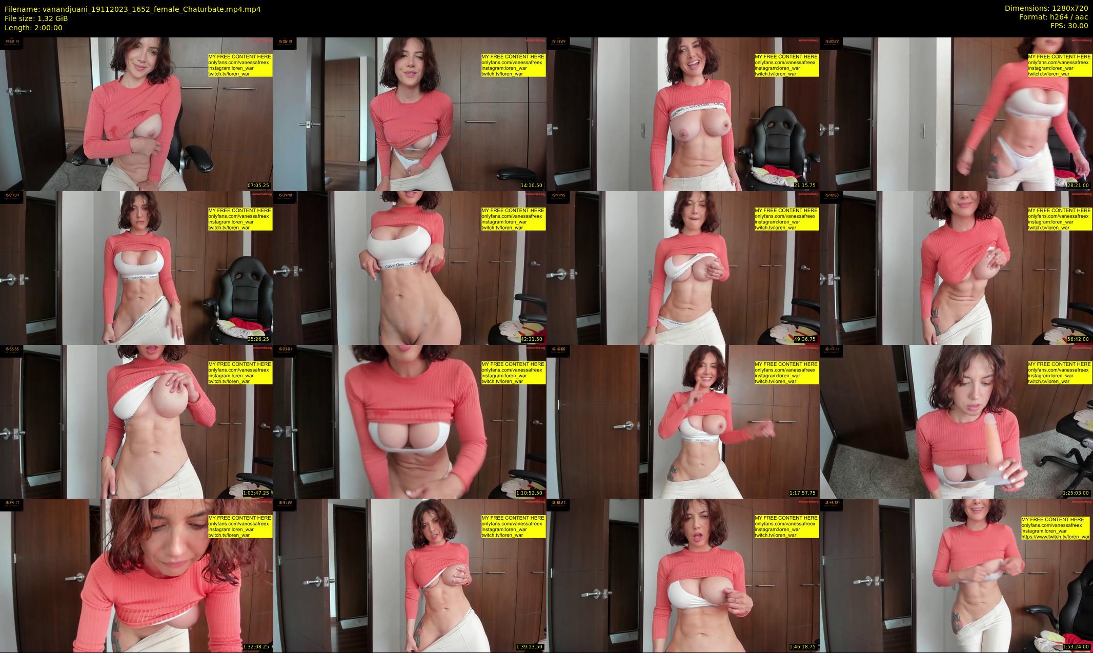 vanandjuani — 120 minute Chaturbate female cam show recording, 720p, Nov 19, 2023
