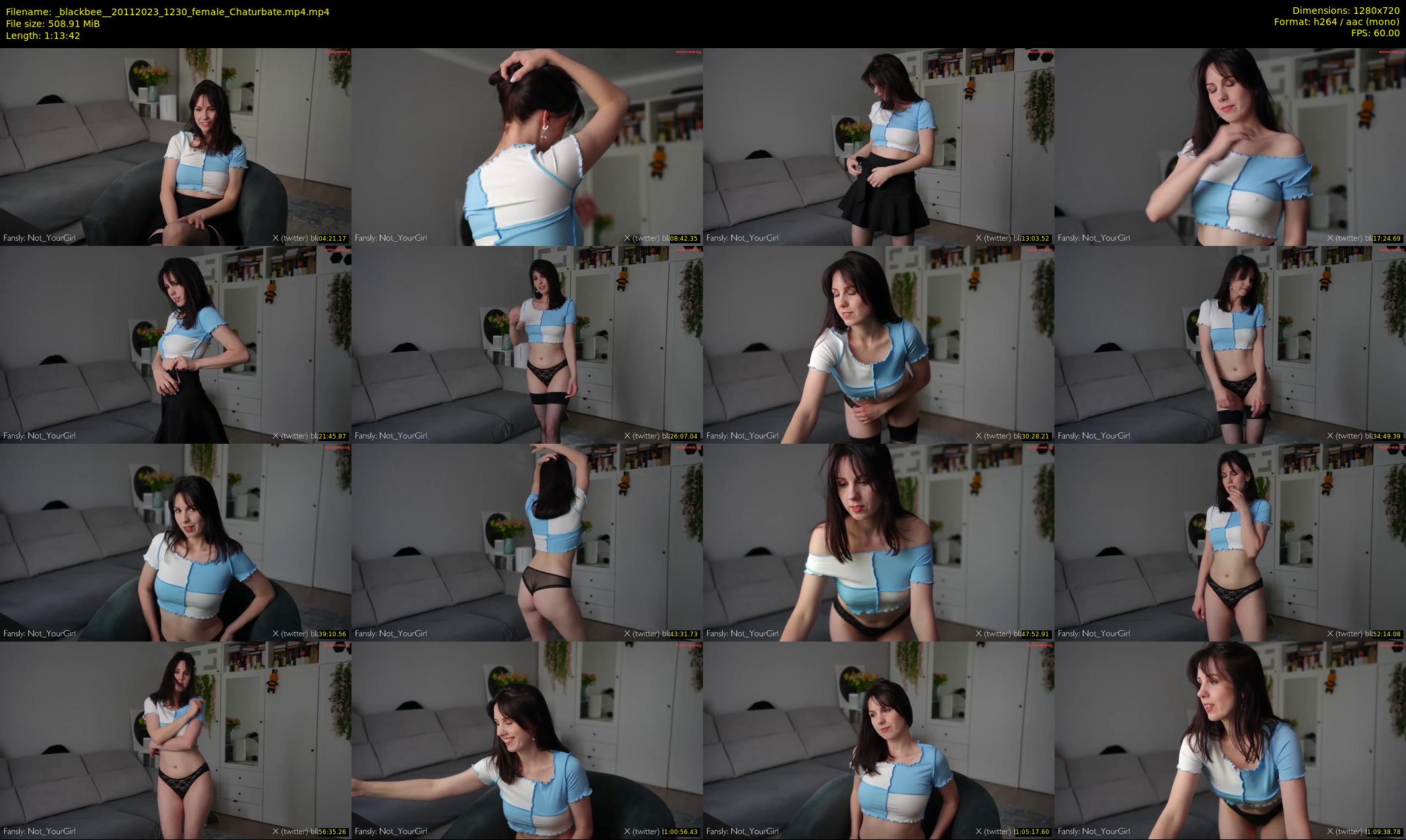 _blackbee_ — 74 minute Chaturbate female cam show recording, 720p, Nov 20, 2023